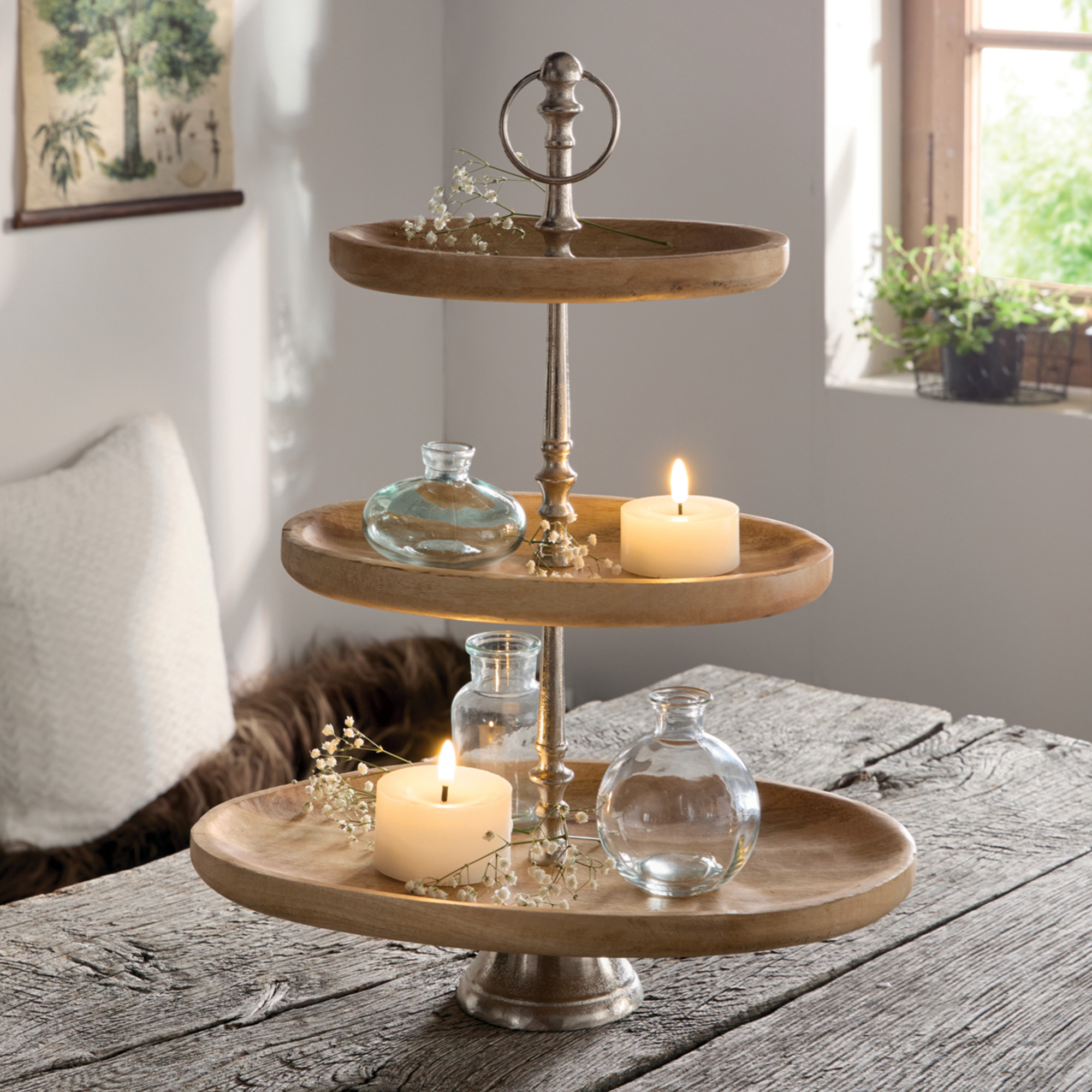 Acheter Étagère "ovale", grande  dans la boutique en ligne de Frank Flechtwaren