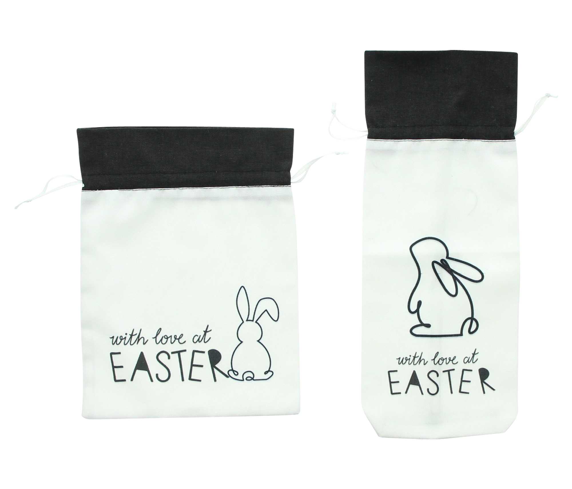 Acheter Lot de 2 petits sacs cadeaux "Lovely Easter"  dans la boutique en ligne de Frank Flechtwaren pour Pâques