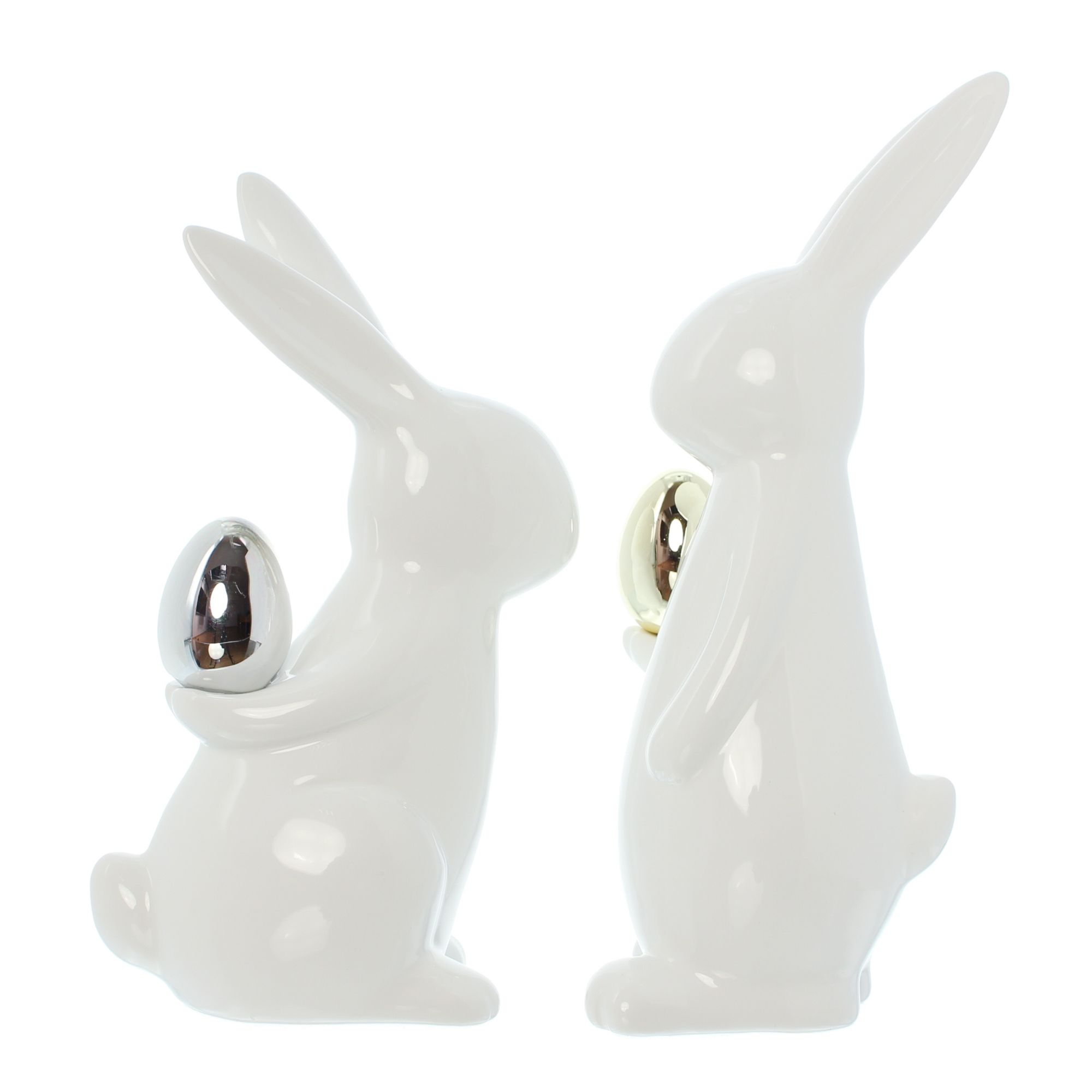 Acheter Lot de 2 lapins "classique"  dans la boutique en ligne de Frank Flechtwaren pour Pâques