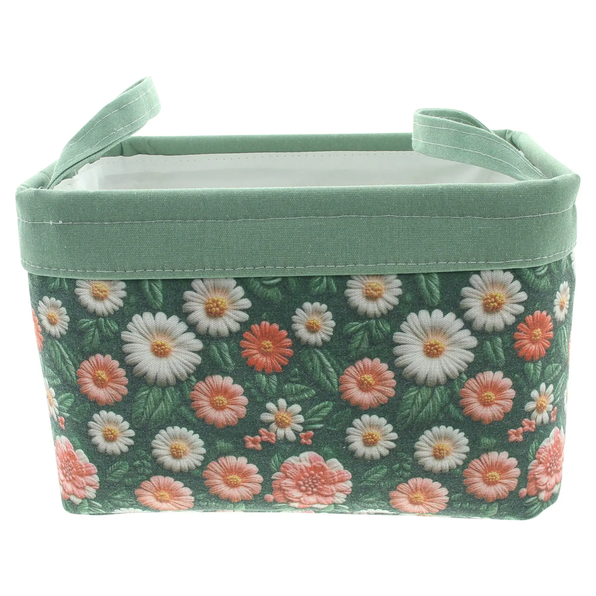 Acheter Panier en tissu "Fleurs",PM  dans la boutique en ligne de Frank Flechtwaren pour Balcon