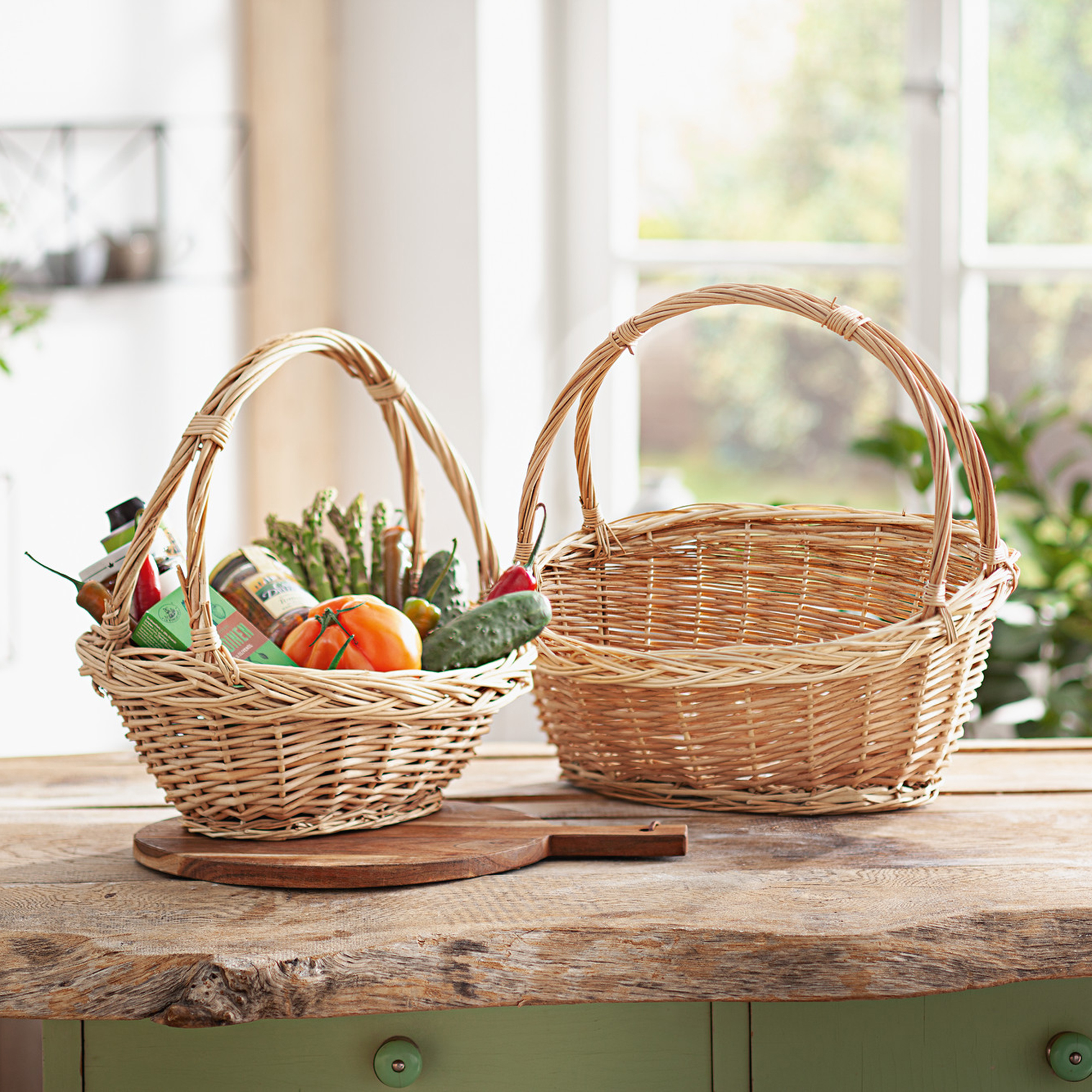 Acheter Panier à anse "bord tressé", GM  dans la boutique en ligne de Frank Flechtwaren