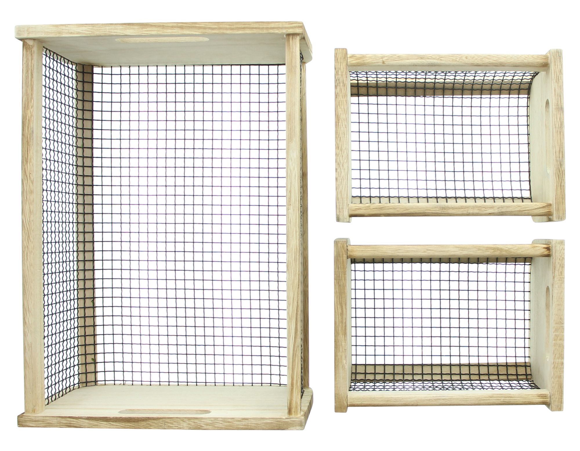 Acheter Lot de 3 caisses "tendance"  dans la boutique en ligne de Frank Flechtwaren pour Cuisine