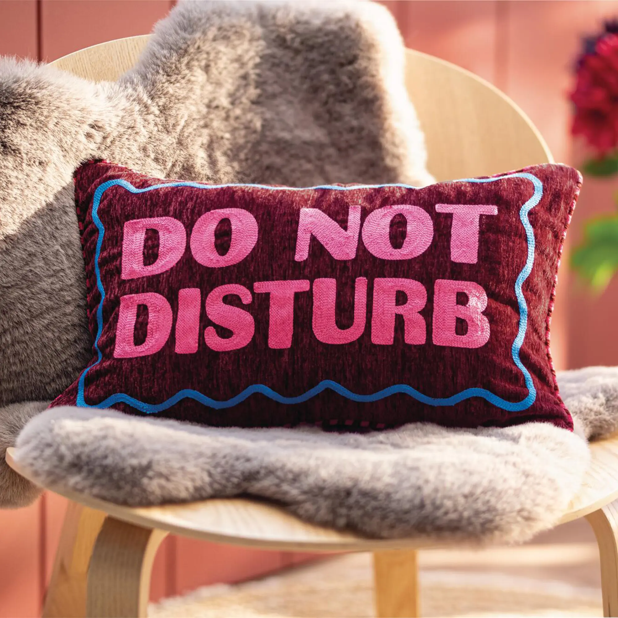 Acheter Housse de coussin « Do not disturb » dans la boutique en ligne de Frank Flechtwaren