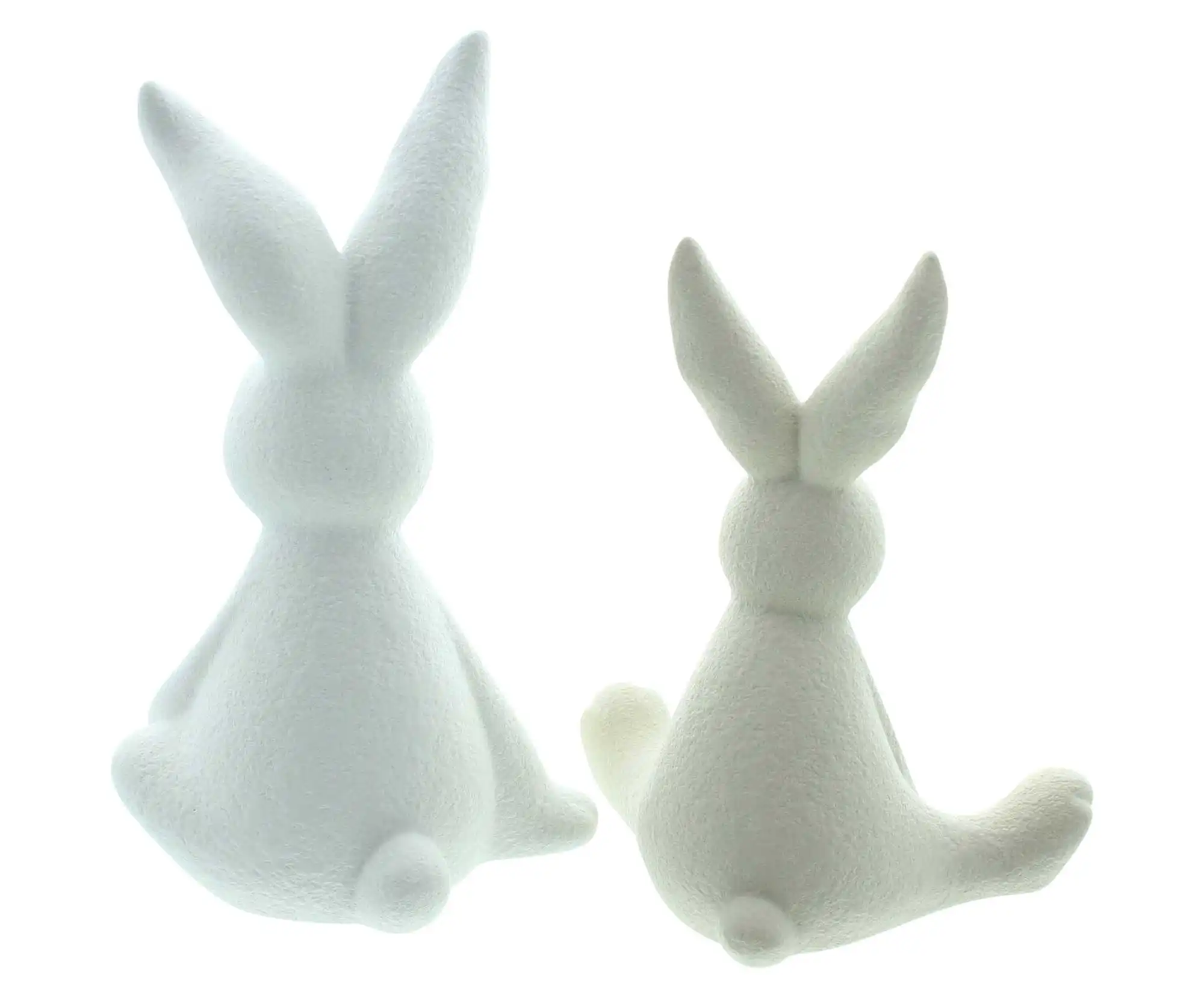 Acheter Lot de 2 lapins "White &amp; Cream"  dans la boutique en ligne de Frank Flechtwaren pour Lapin &amp; co