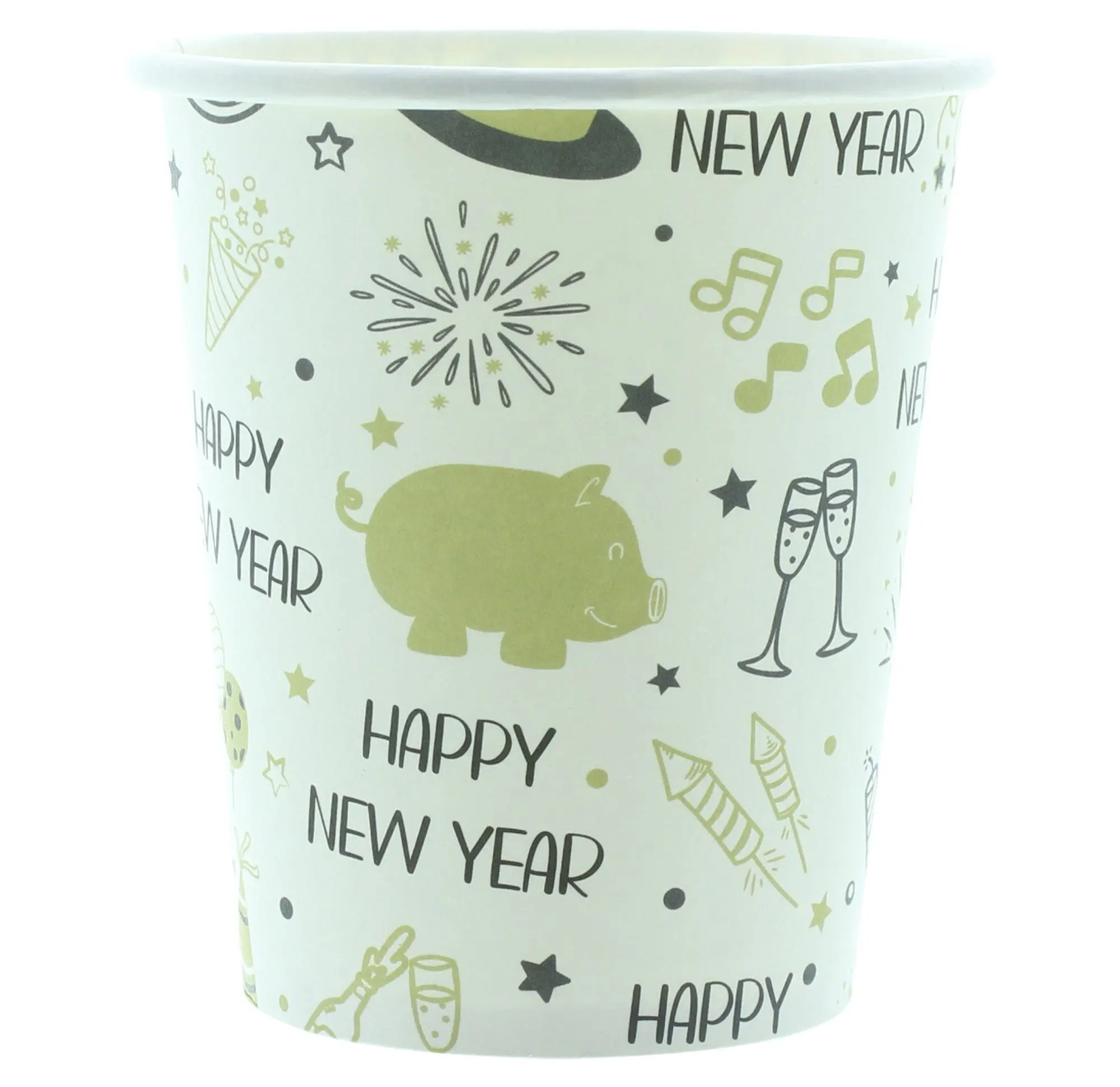 Acheter Lot de 16 gobelets en carton «Nouvel An »   dans la boutique en ligne de Frank Flechtwaren