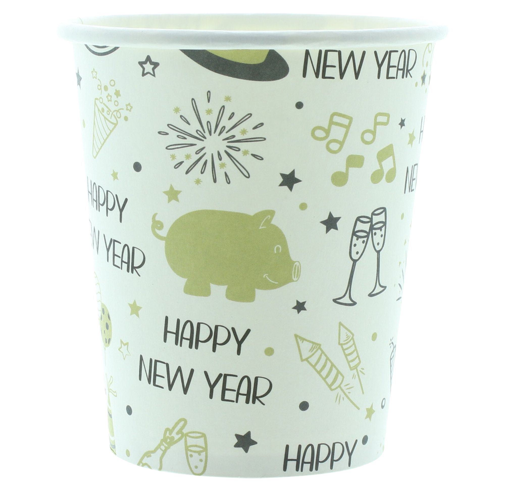 Acheter Lot de 16 gobelets en carton «Nouvel An »   dans la boutique en ligne de Frank Flechtwaren