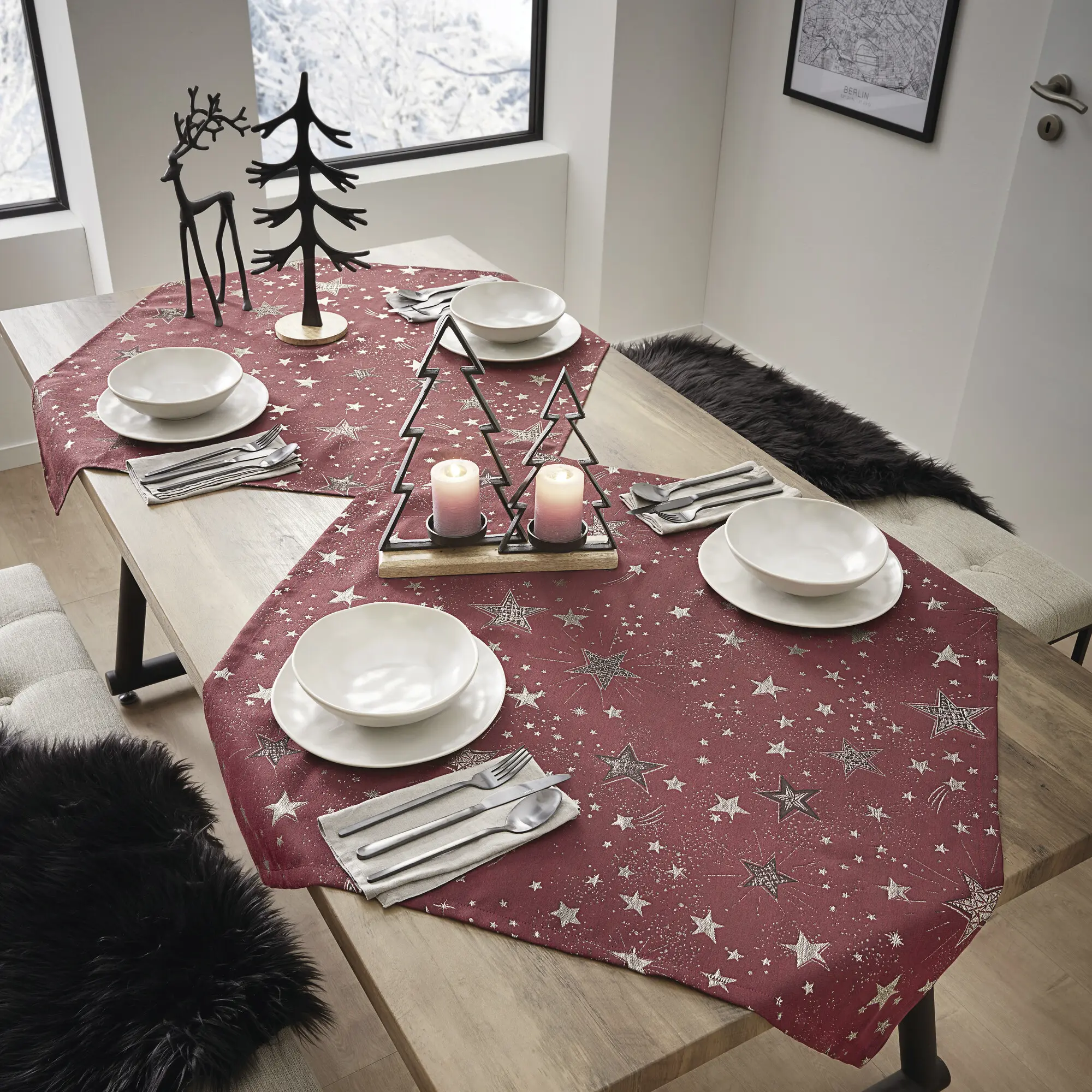 Acheter Nappe "Sparkling Stars"  dans la boutique en ligne de Frank Flechtwaren