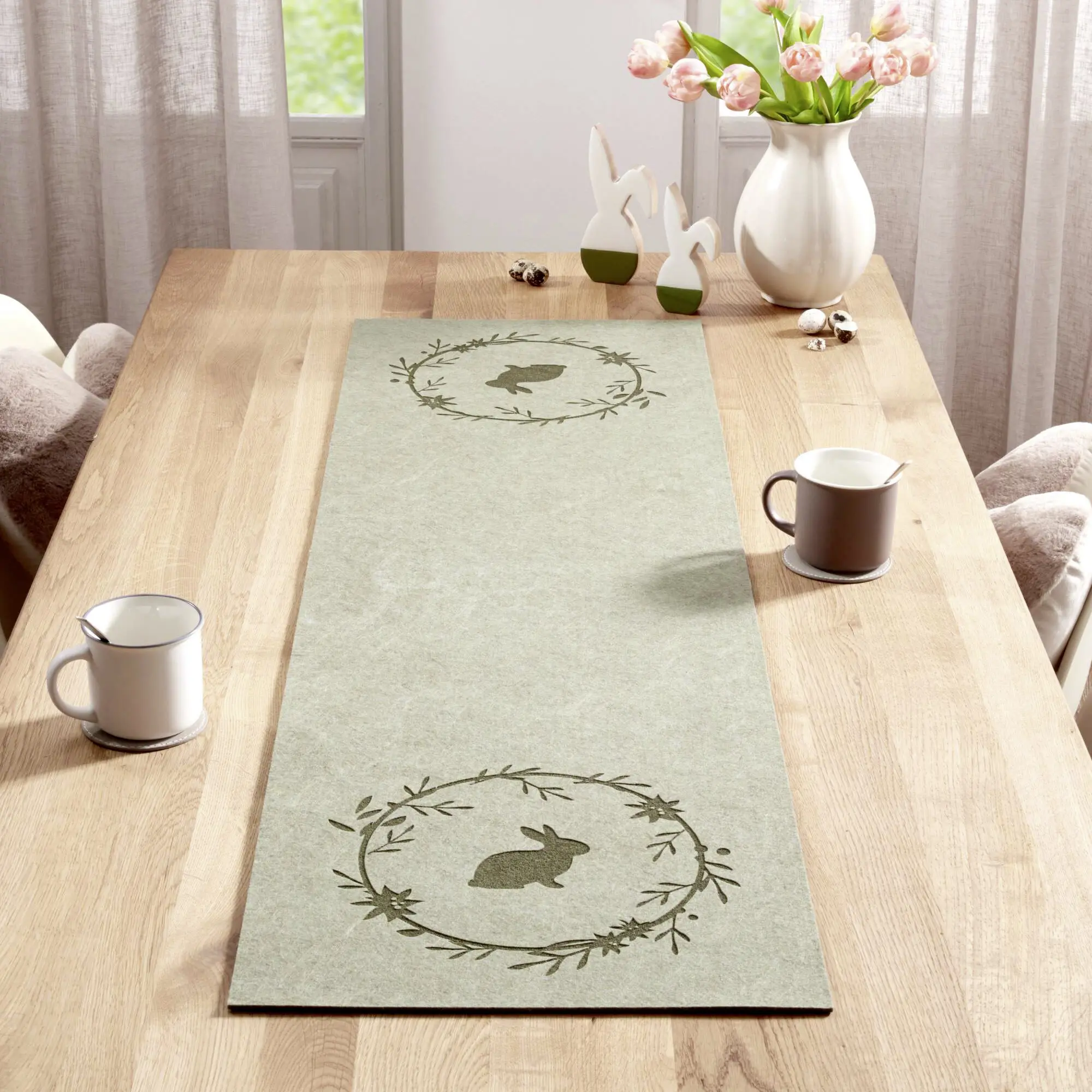 Acheter Chemin de table "couronne de Pâques"  dans la boutique en ligne de Frank Flechtwaren pour Textiles de table