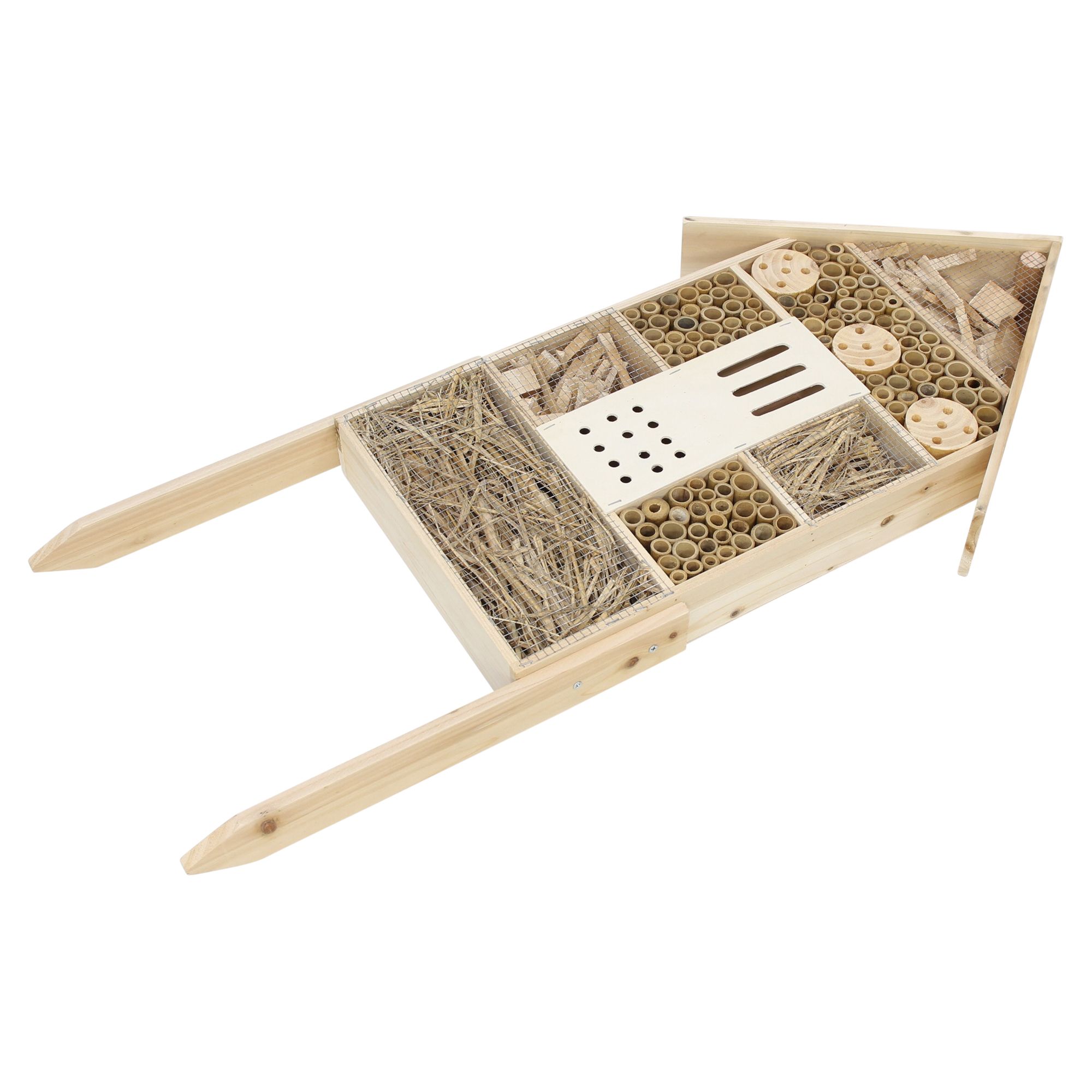 Acheter Hôtel à insectes "naturel"  dans la boutique en ligne de Frank Flechtwaren pour Décorations de jardin