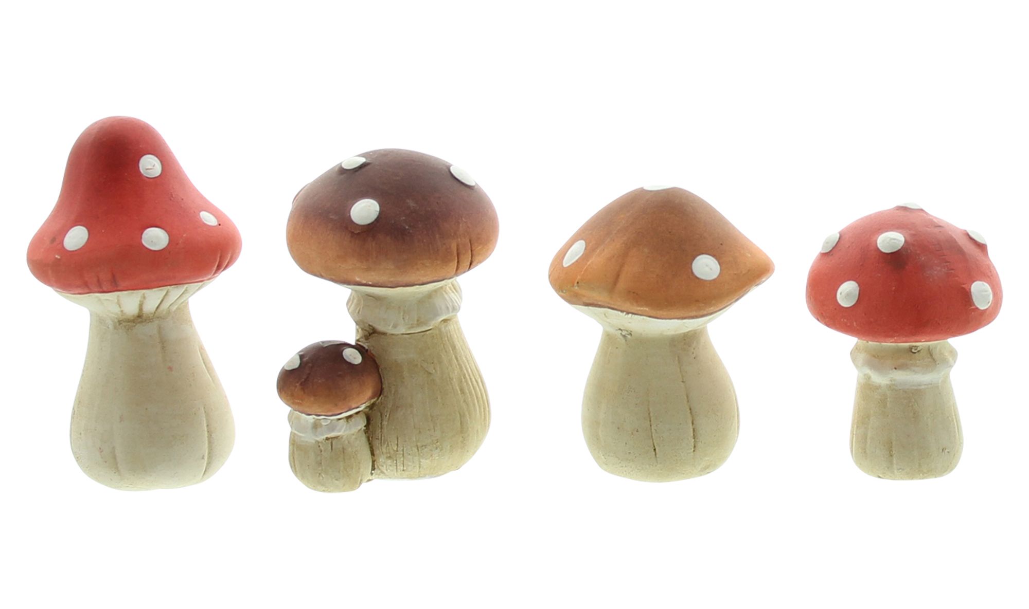 Acheter Lot de 8 champignons "petit"  dans la boutique en ligne de Frank Flechtwaren pour Automne