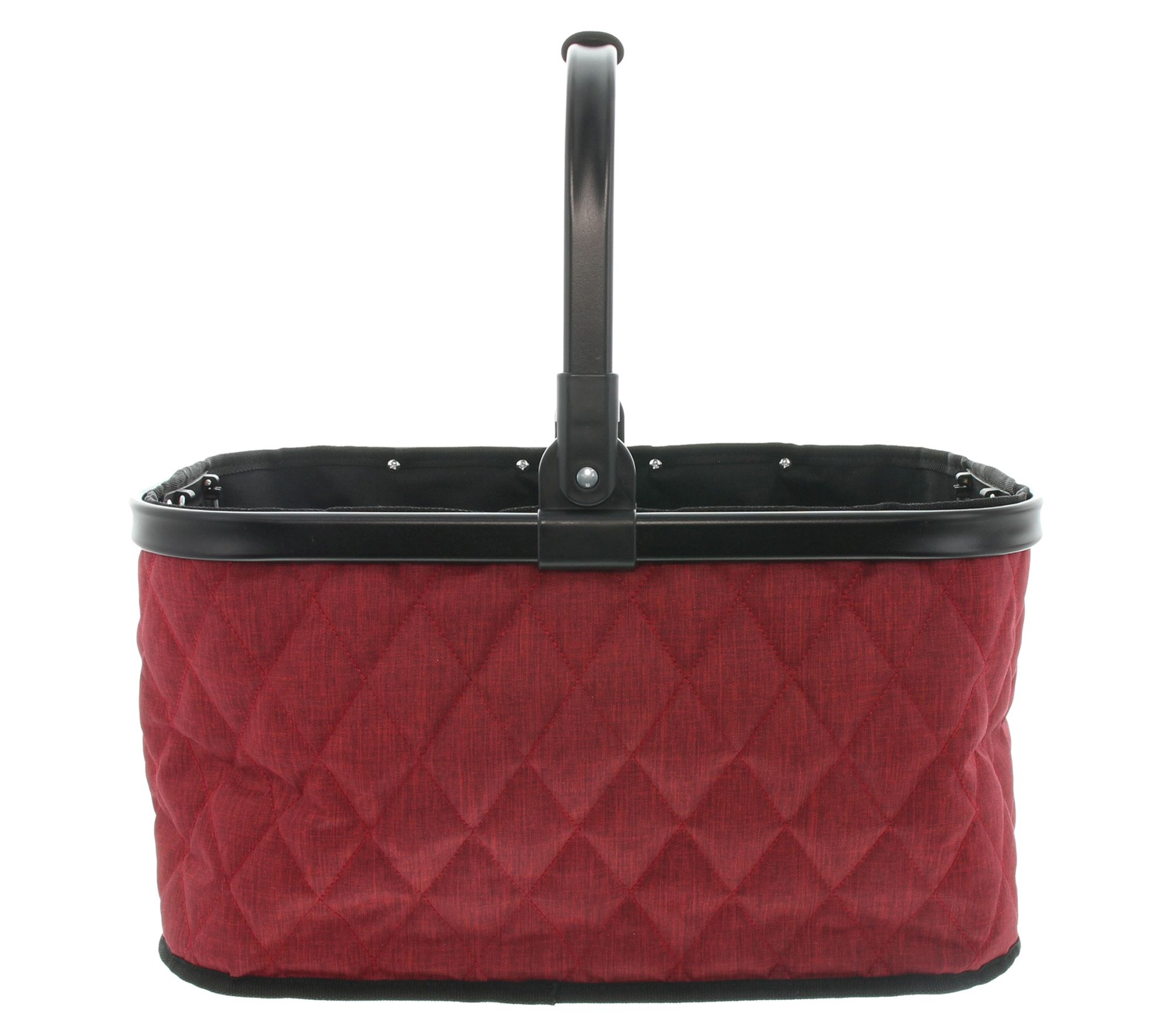 Acheter Panier à provisions « Quilted Red » dans la boutique en ligne de Frank Flechtwaren pour Cuisine