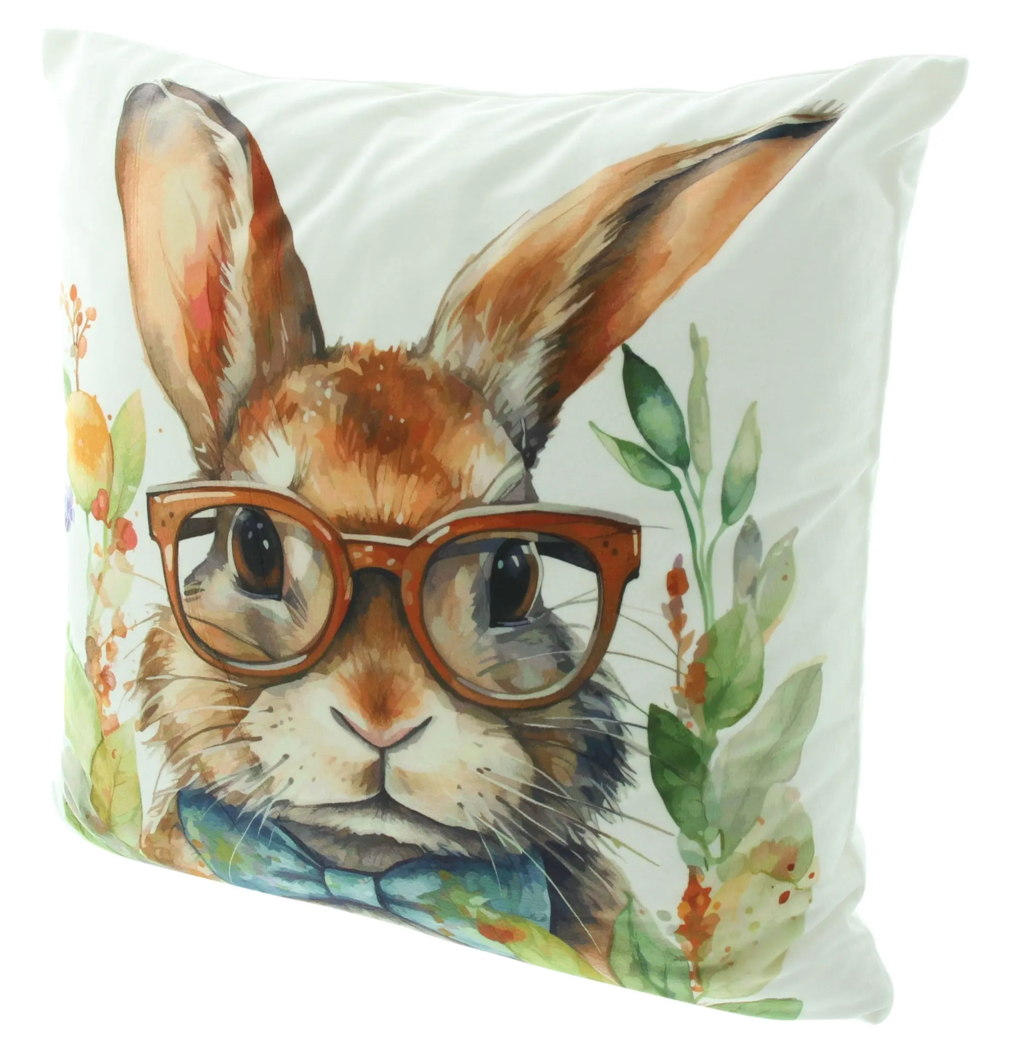 Acheter Housse de coussin "professeur lapin"  dans la boutique en ligne de Frank Flechtwaren pour Lapin &amp; co