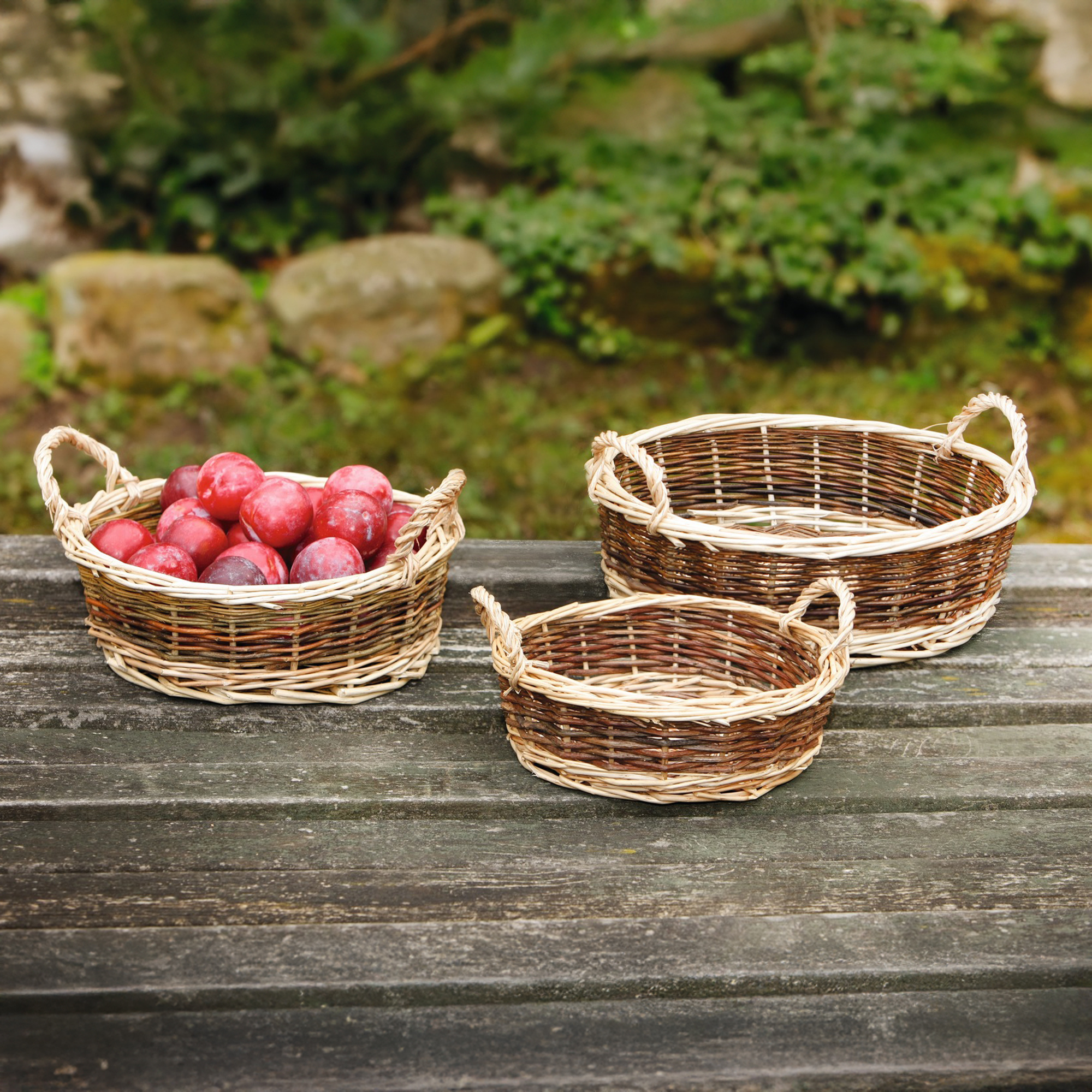 Acheter Coupe "nature et blanc", PM  dans la boutique en ligne de Frank Flechtwaren