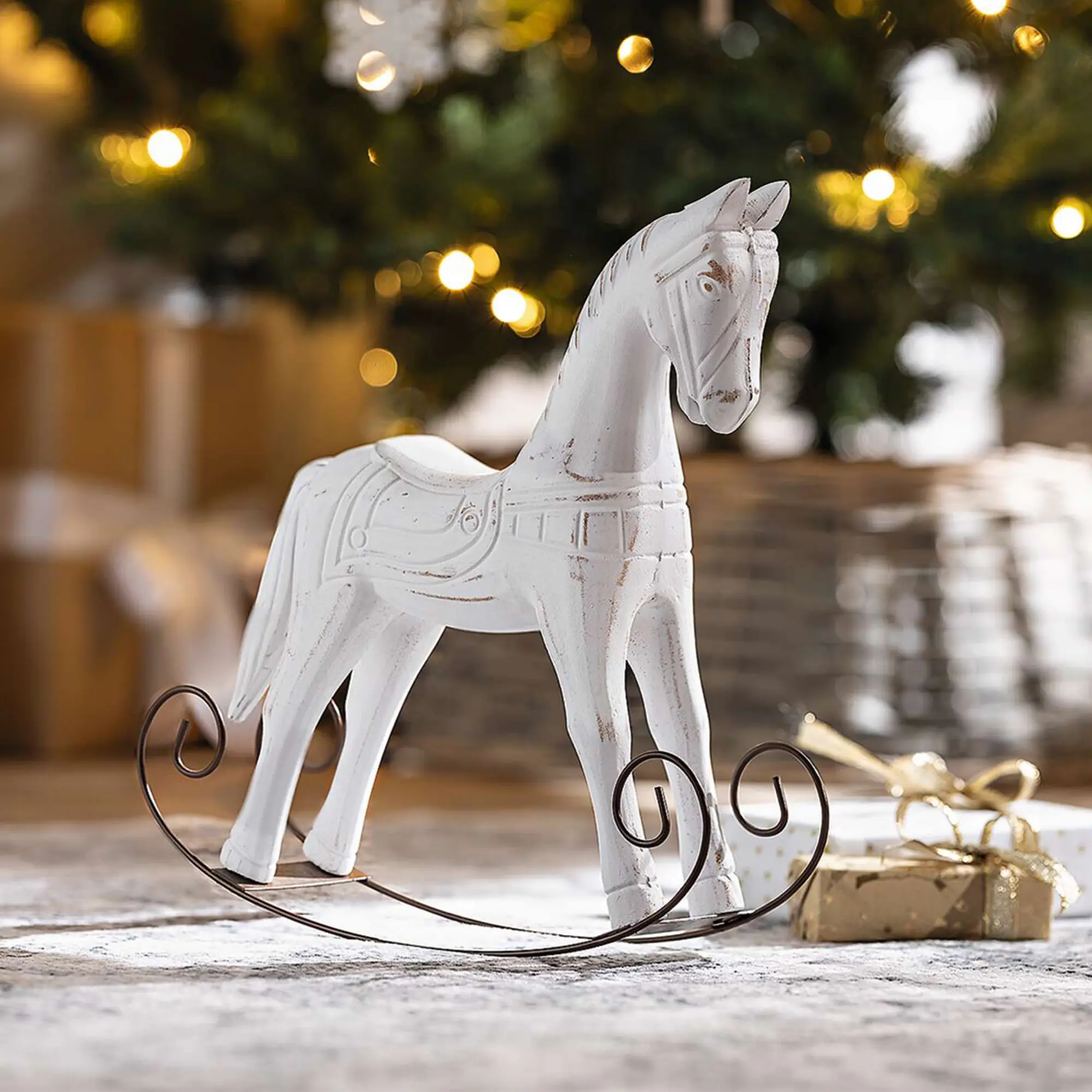 Acheter Cheval à bascule décoratif "vintage"  dans la boutique en ligne de Frank Flechtwaren