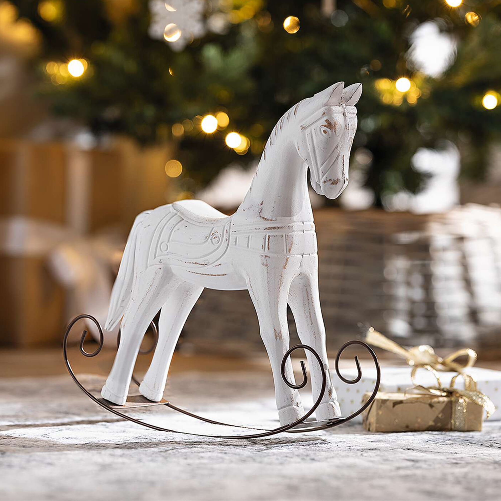 Acheter Cheval à bascule décoratif "vintage"  dans la boutique en ligne de Frank Flechtwaren