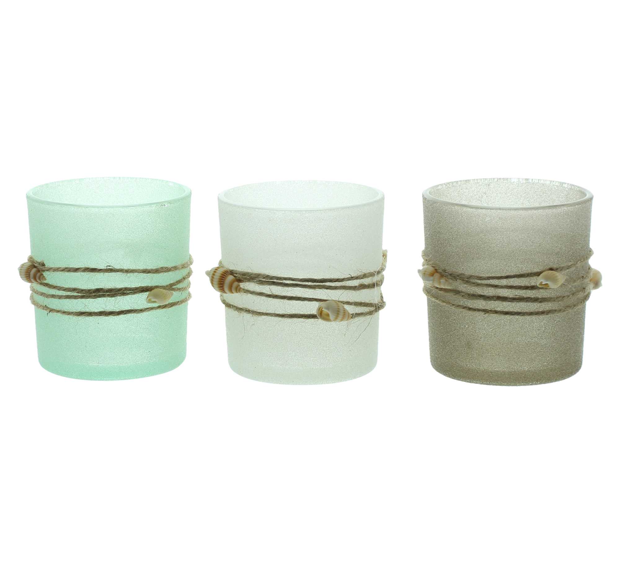 Acheter Lot de 3 lumignons "maritima"  dans la boutique en ligne de Frank Flechtwaren