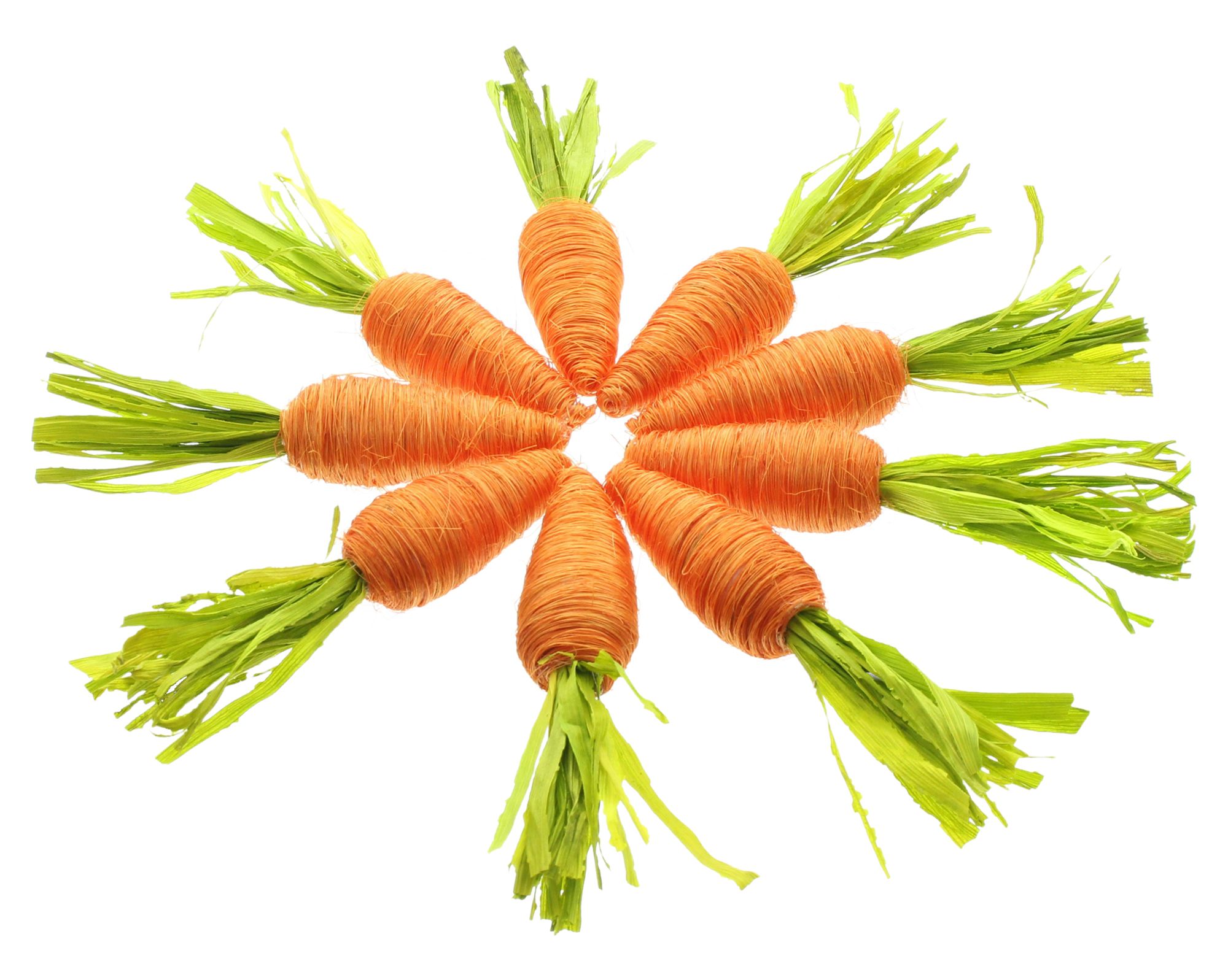 Acheter Lot de 9 carottes de décoration  dans la boutique en ligne de Frank Flechtwaren pour Confettis de table et pics