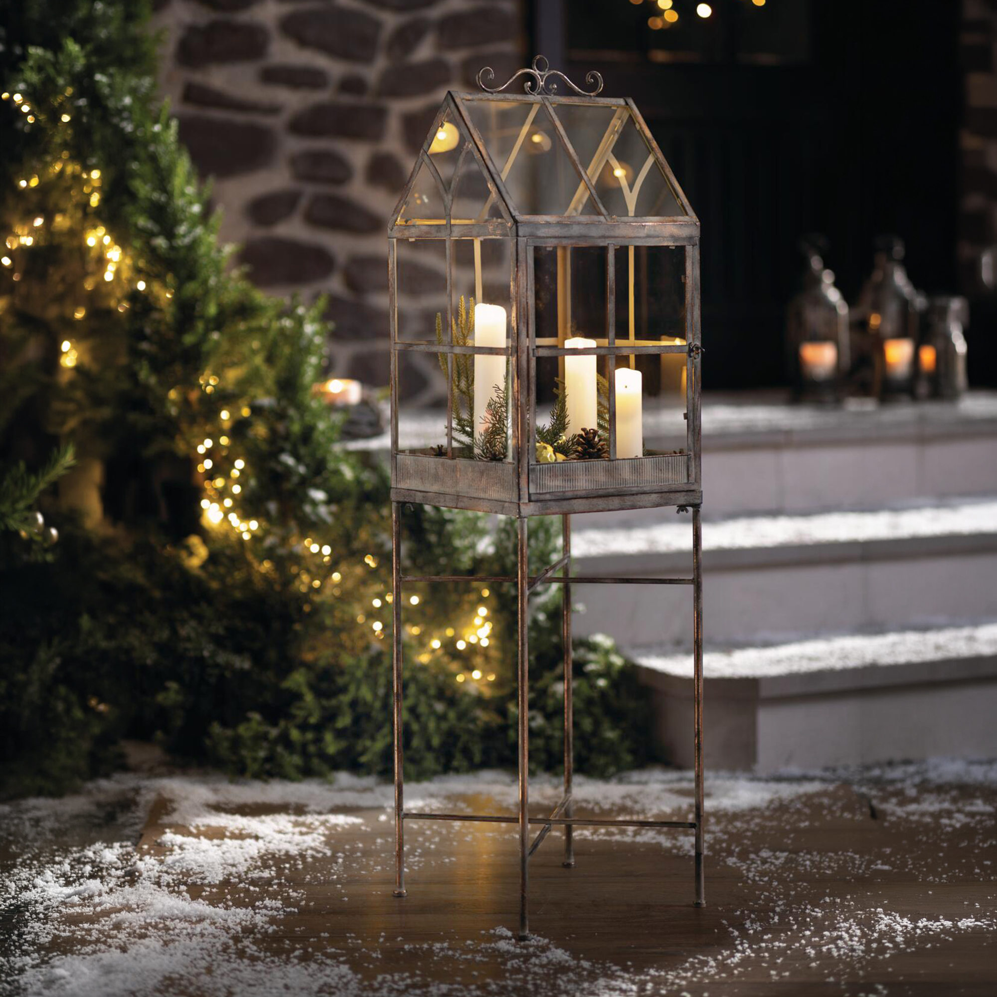 Acheter Serre décorative « Metallic Vintage » dans la boutique en ligne de Frank Flechtwaren