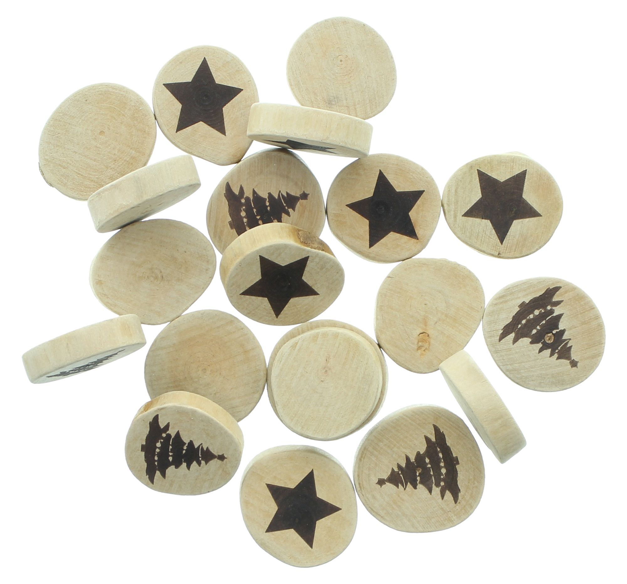 Acheter Confettis de table "étoile &amp; sapin", 20 pcs  dans la boutique en ligne de Frank Flechtwaren pour Noël