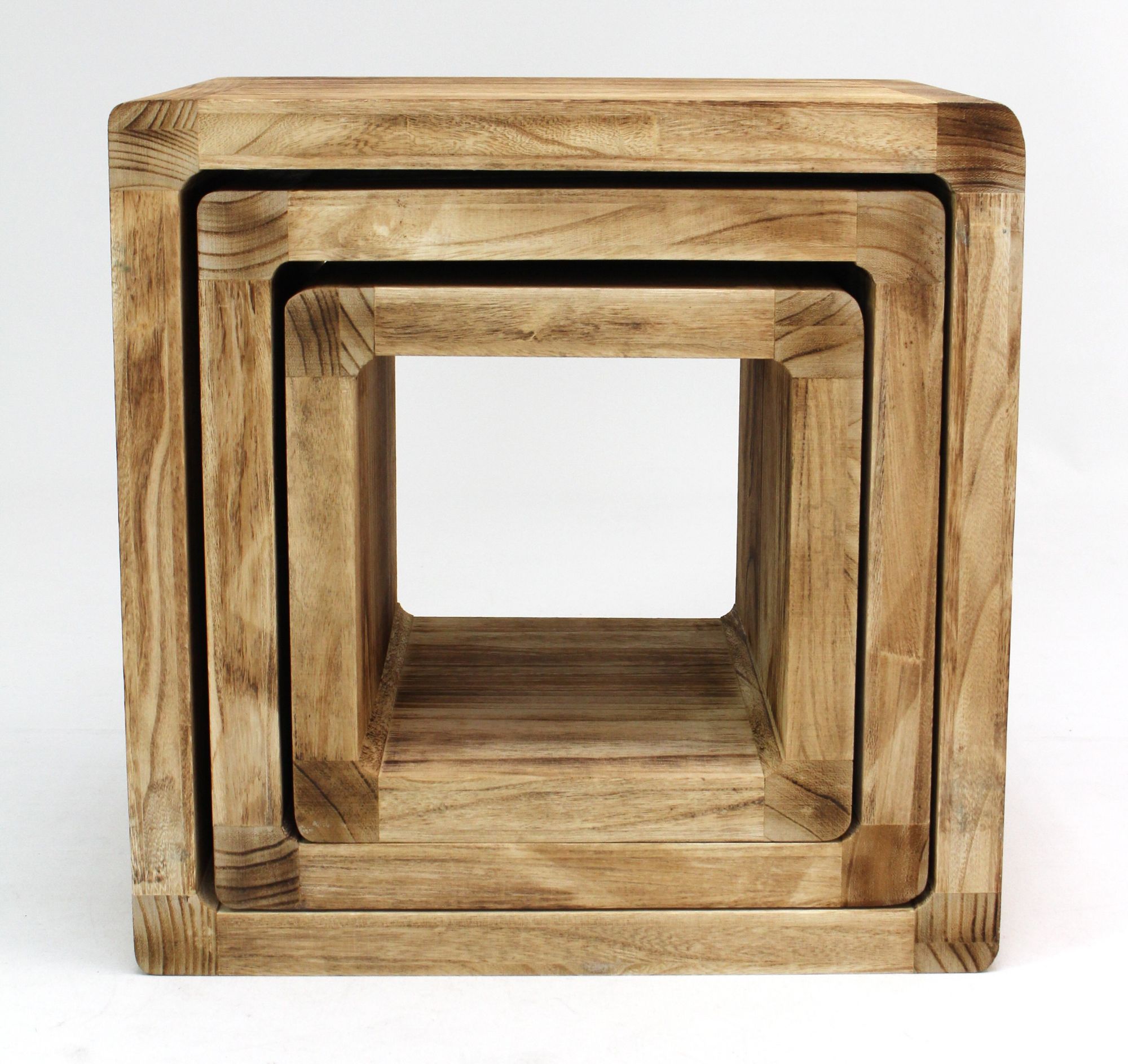 Acheter Lot de 3 étagères cube "flammé" dans la boutique en ligne de Frank Flechtwaren pour FRANK 1885 Acheter Lot de 3 étagères cube "flammé" dans la boutique en ligne de Frank Flechtwaren pour FRANK 1885