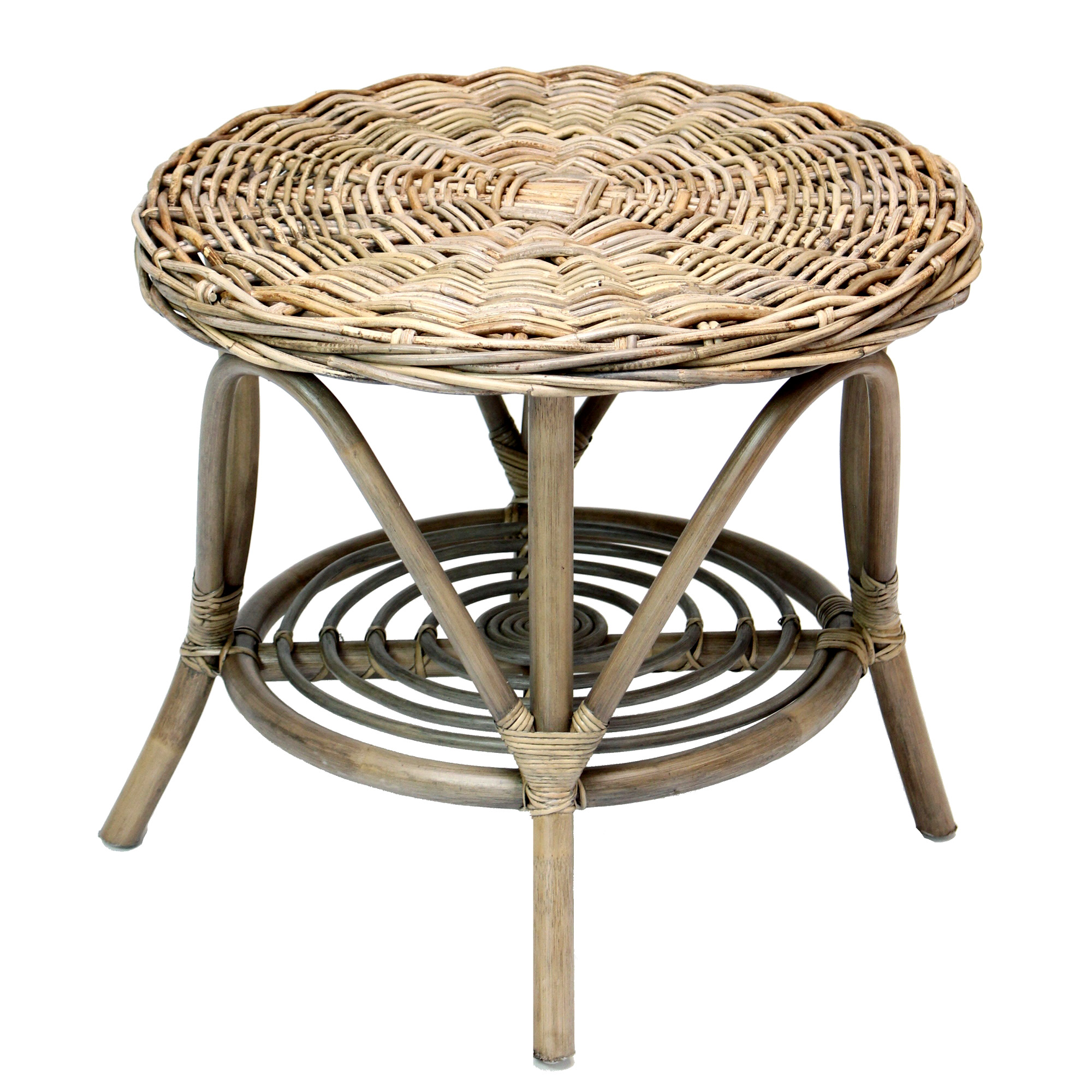 Acheter Table rotin "Koboo Grey"  dans la boutique en ligne de Frank Flechtwaren pour Tables