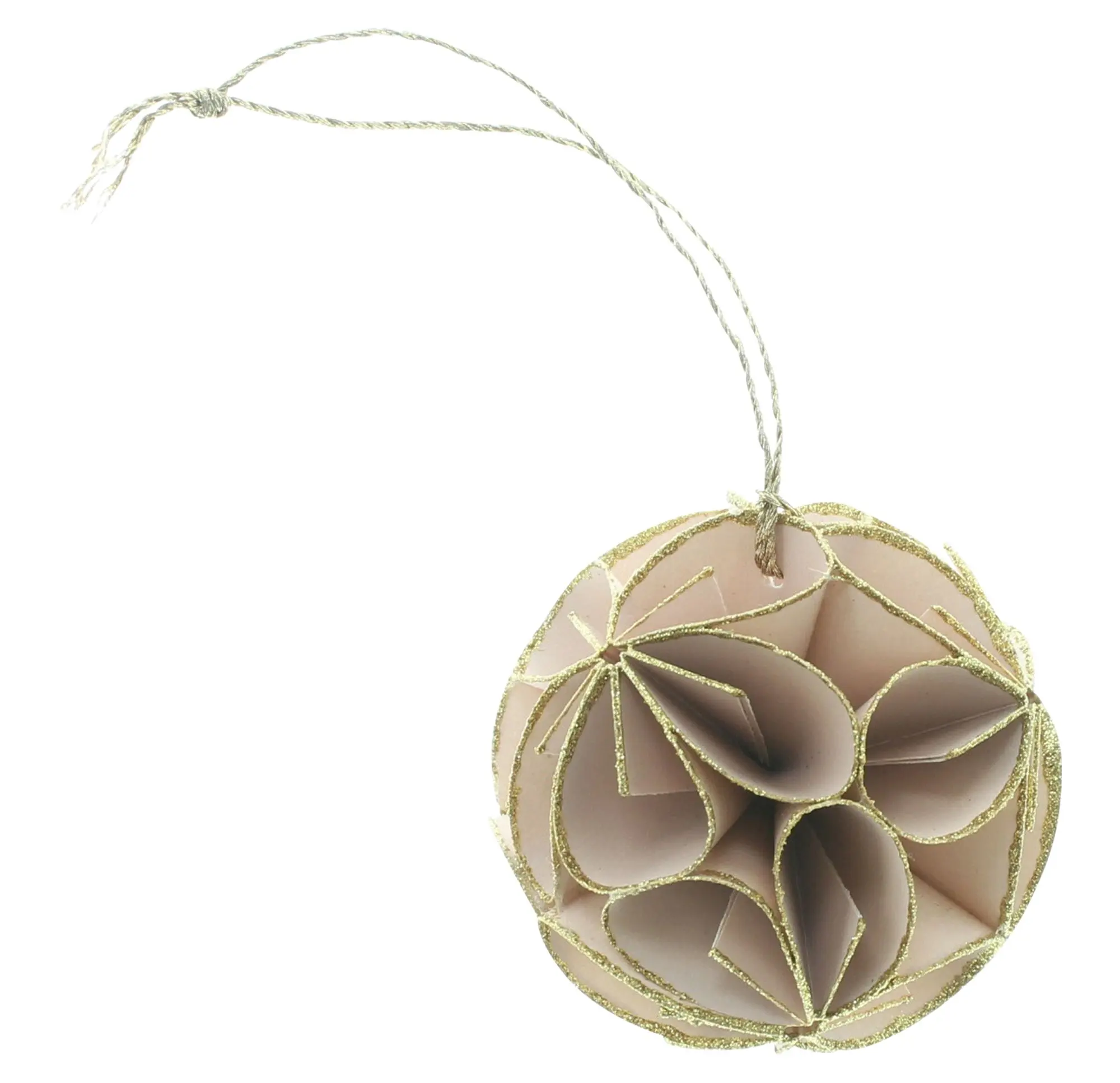 Acheter Suspensions décoratives « Boules de Noël », lot de 4 dans la boutique en ligne de Frank Flechtwaren pour Glam métallique