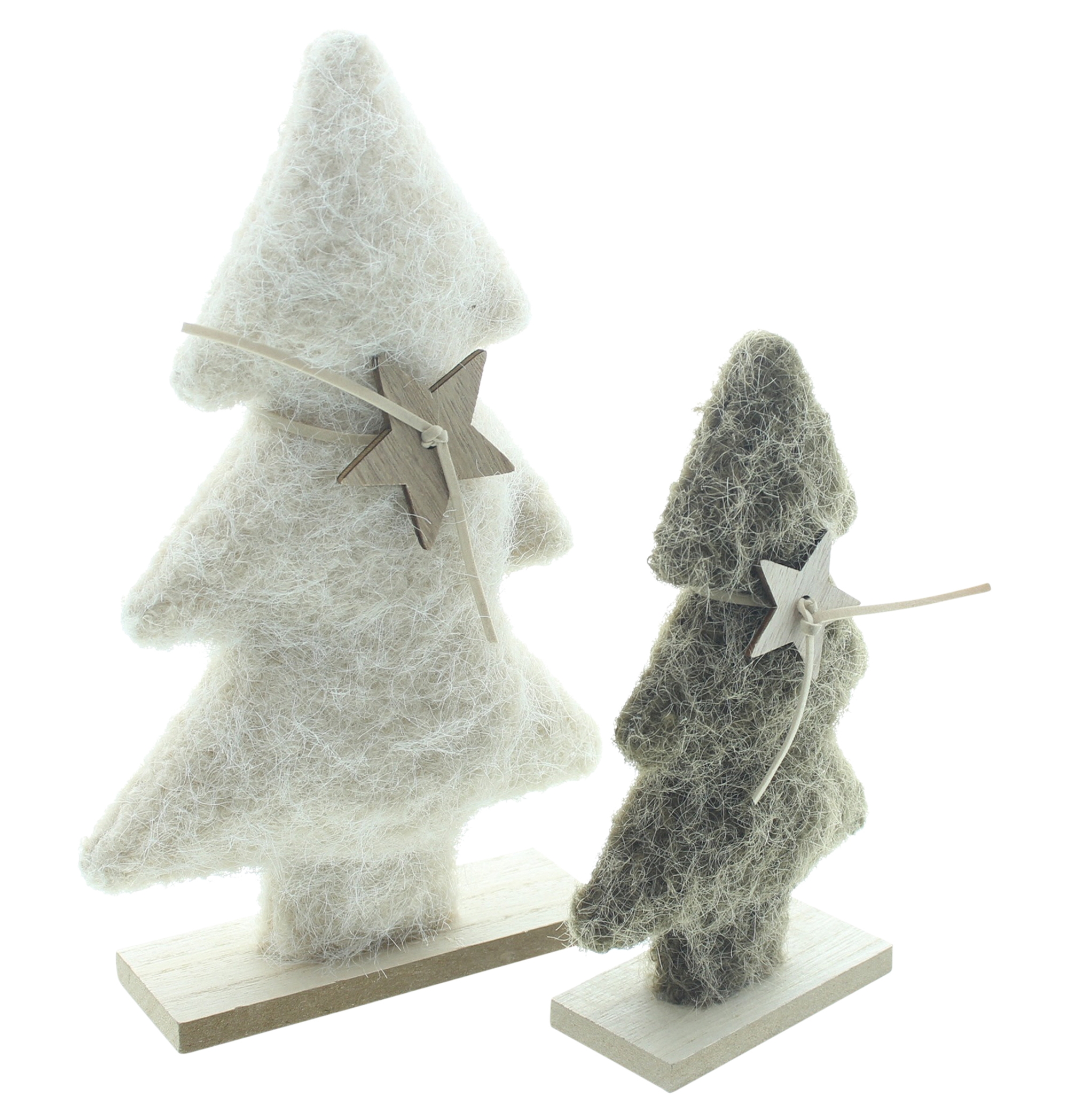 Acheter Lot de 2 sapins "beige &amp; brun"  dans la boutique en ligne de Frank Flechtwaren pour Sapins