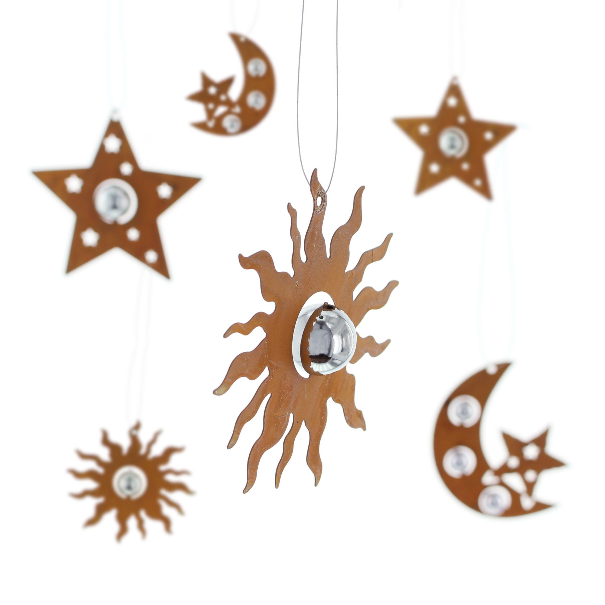 Acheter Lot de 6 suspensions "aspect rouille" dans la boutique en ligne de Frank Flechtwaren pour Noël Acheter Lot de 6 suspensions "aspect rouille" dans la boutique en ligne de Frank Flechtwaren pour Noël