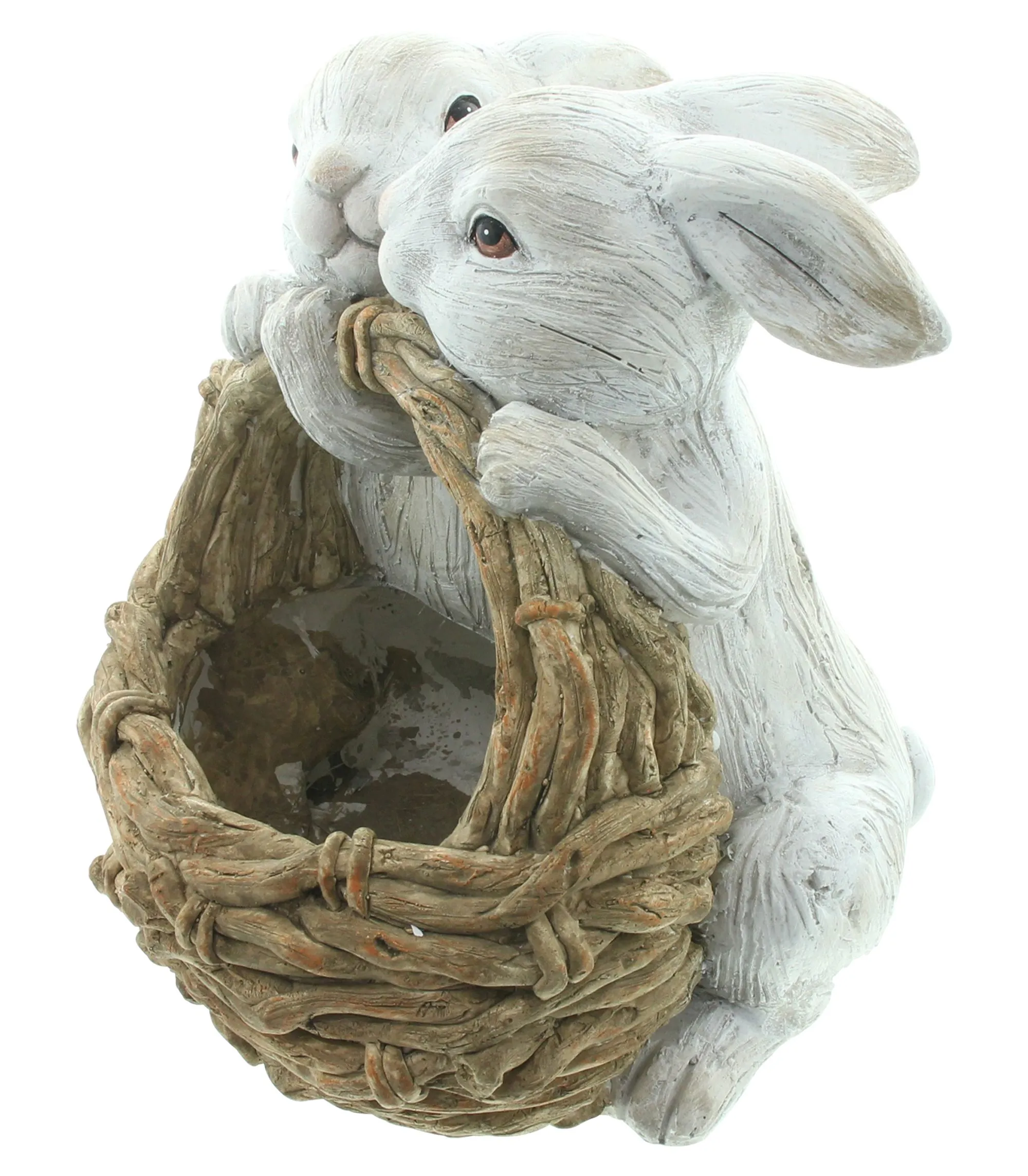Acheter Jardinière "couple de lapins"  dans la boutique en ligne de Frank Flechtwaren pour Lapin &amp; co