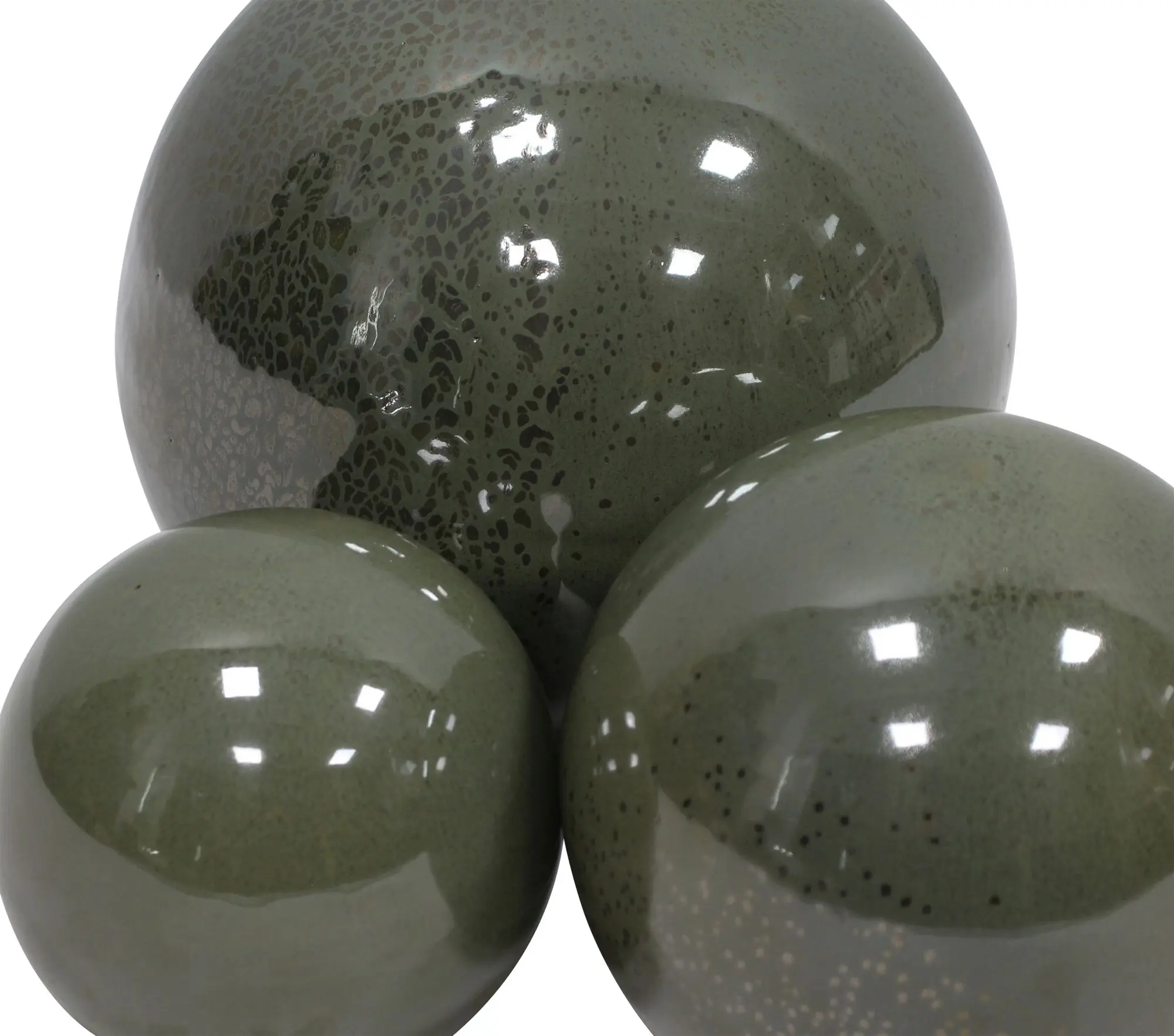 Acheter Lot de 3 boules décoratives "Jardin d'oliviers"  dans la boutique en ligne de Frank Flechtwaren pour Boules décoratives