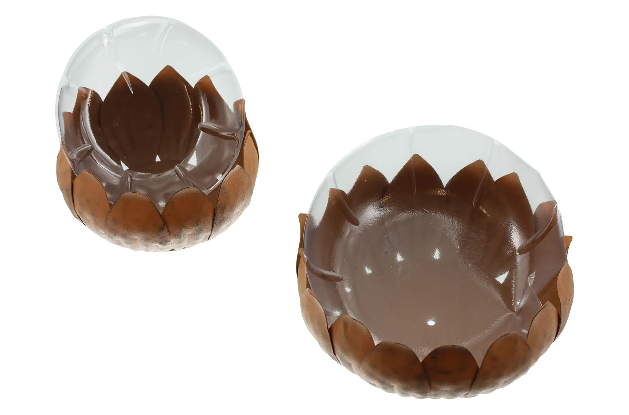 Acheter Lot de 2 coupes "feuille"  dans la boutique en ligne de Frank Flechtwaren pour Pâques