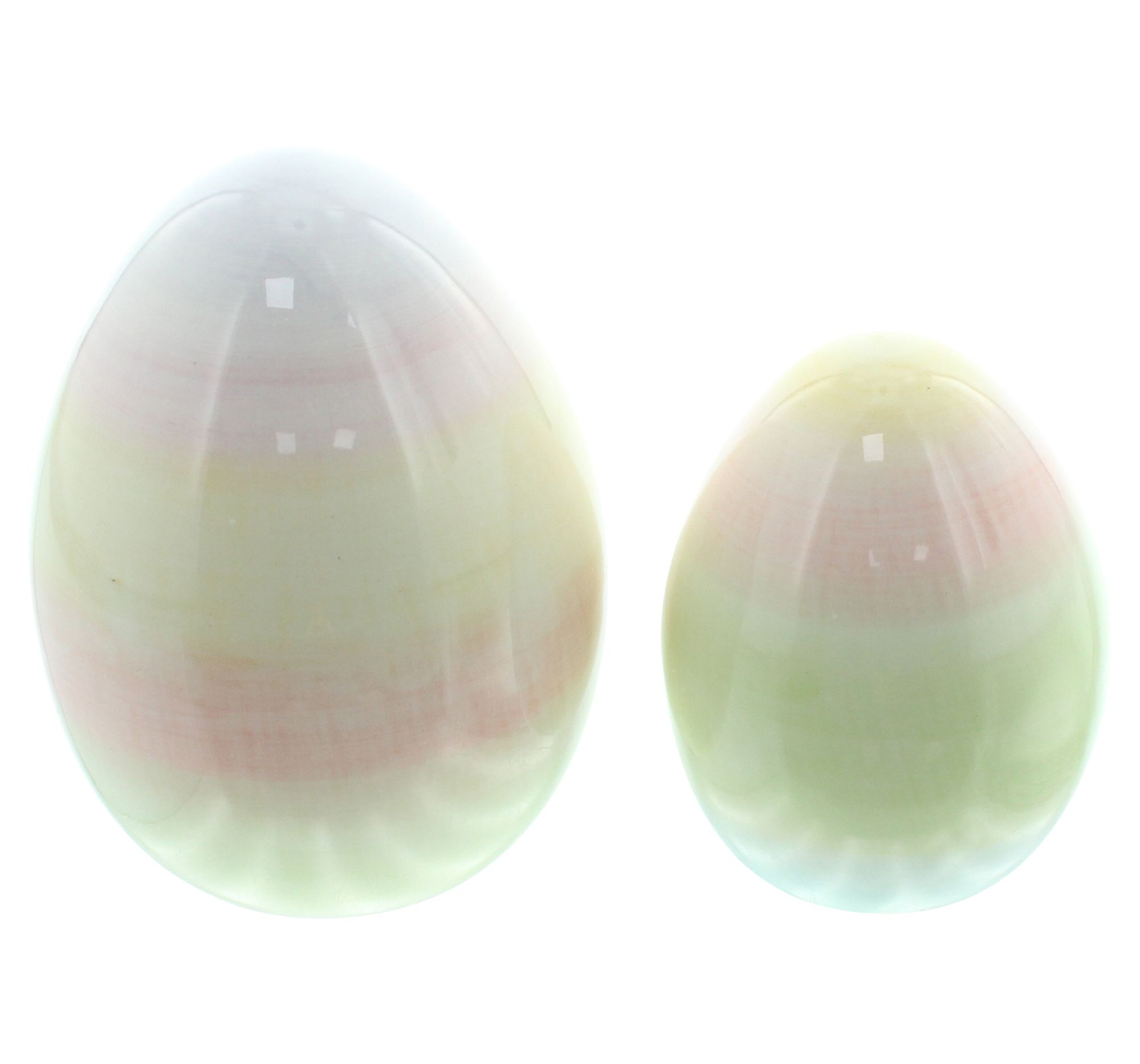 Acheter Lot de 2 oeufs "pastel"  dans la boutique en ligne de Frank Flechtwaren pour Pâques