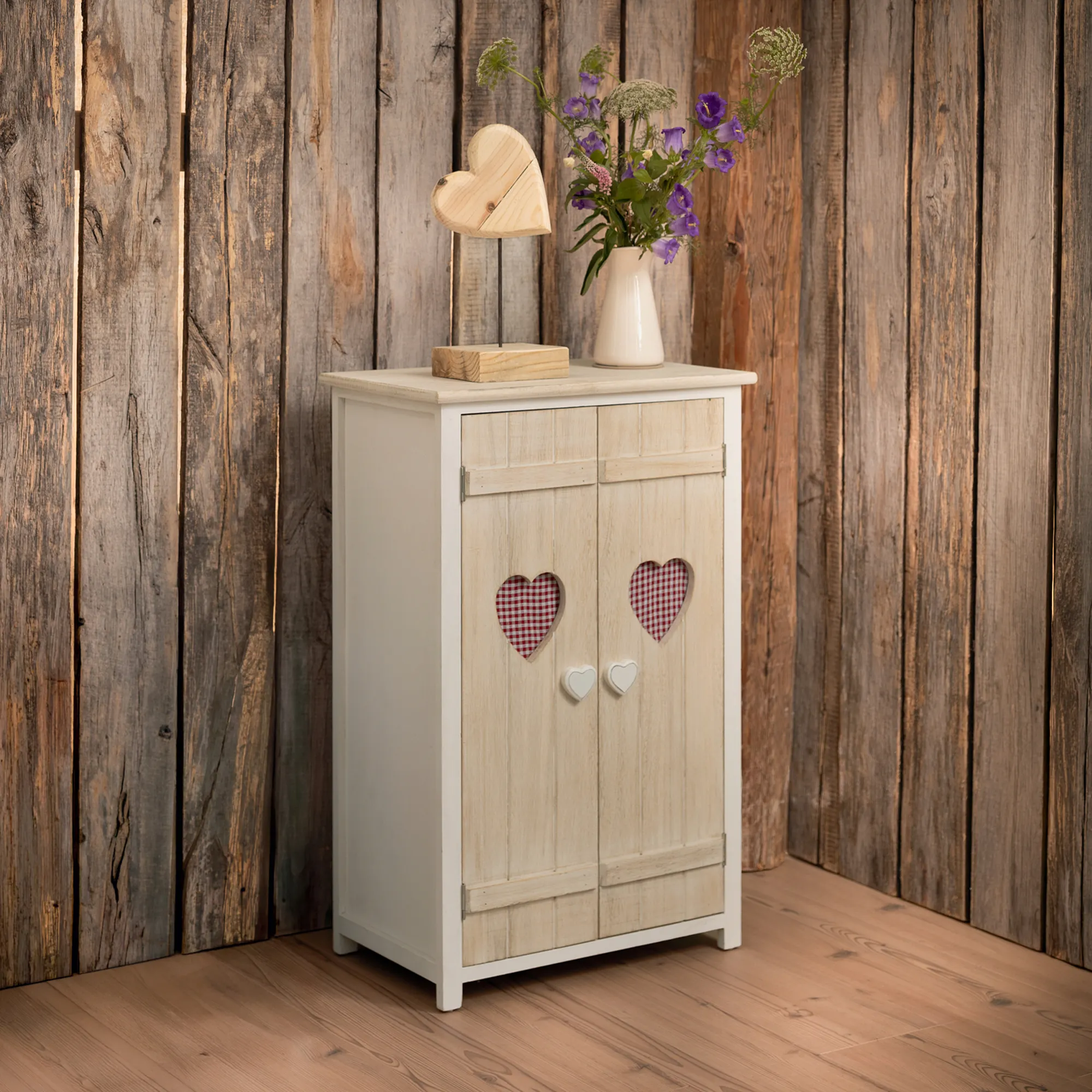 Acheter Commode "cœur champêtre"  dans la boutique en ligne de Frank Flechtwaren
