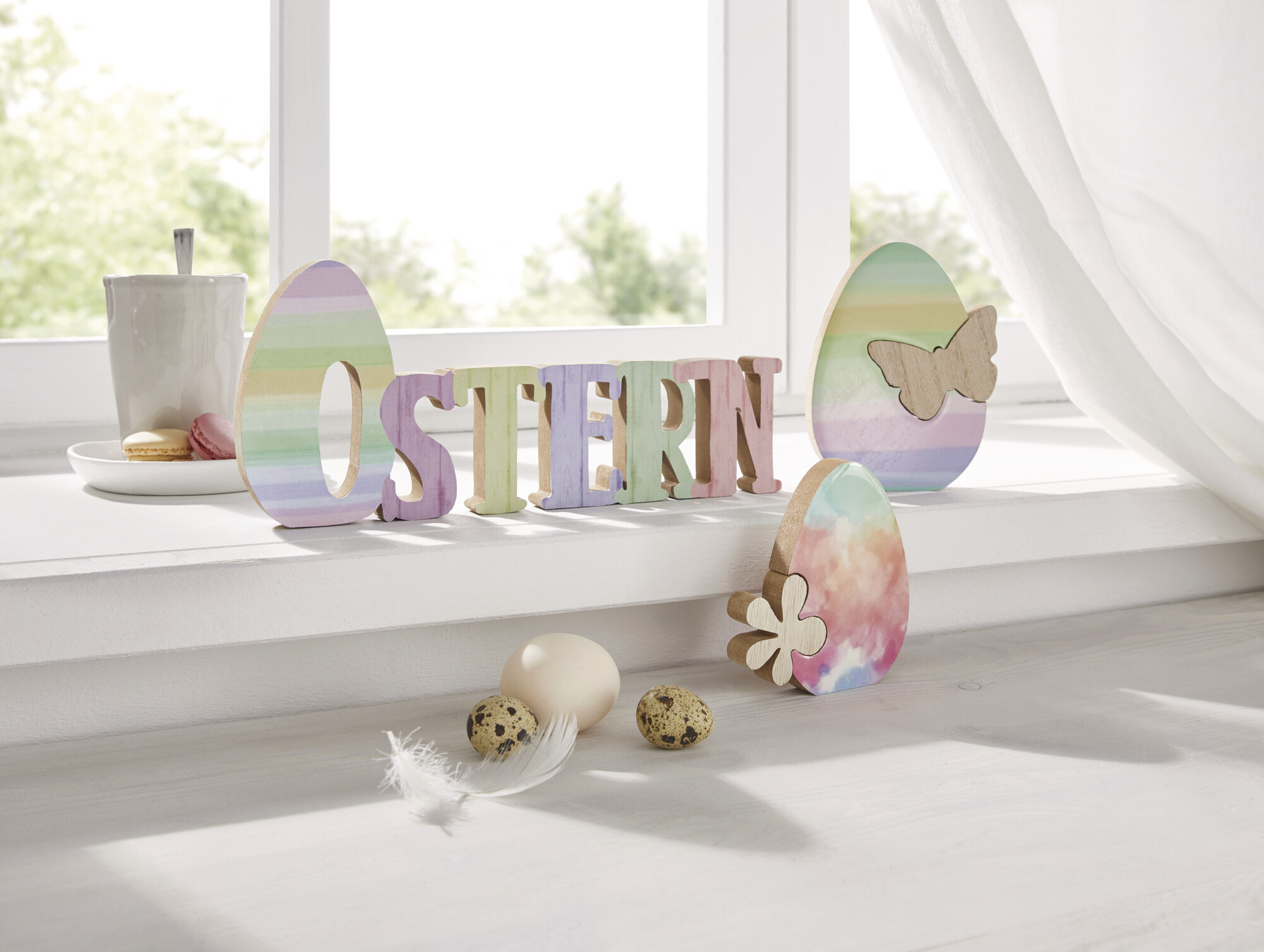 Acheter Lettrage Ostern "pastel"  dans la boutique en ligne de Frank Flechtwaren