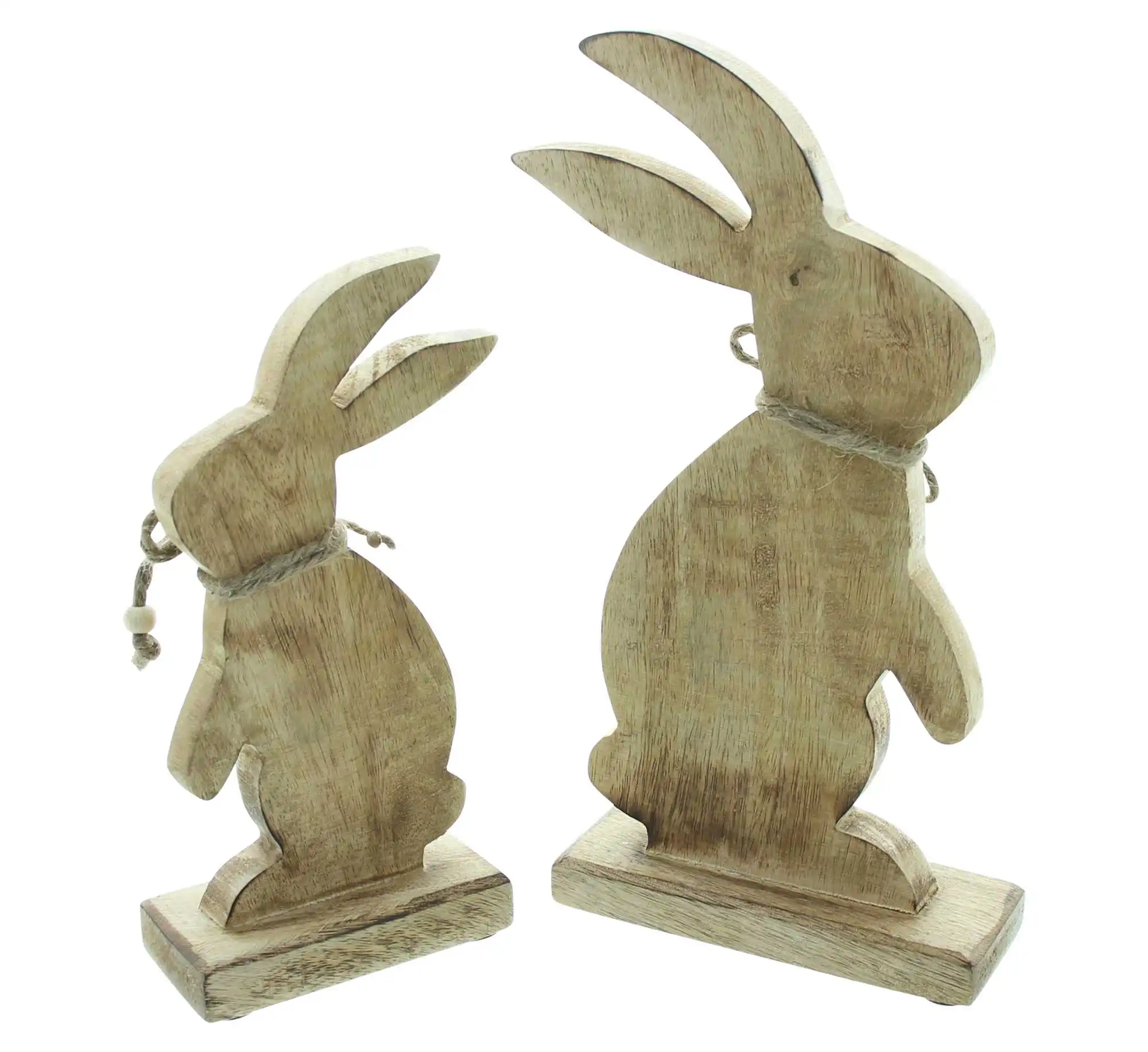 Acheter Lot de 2 décorations de Pâques "lapins de Pâques"  dans la boutique en ligne de Frank Flechtwaren pour Pâques