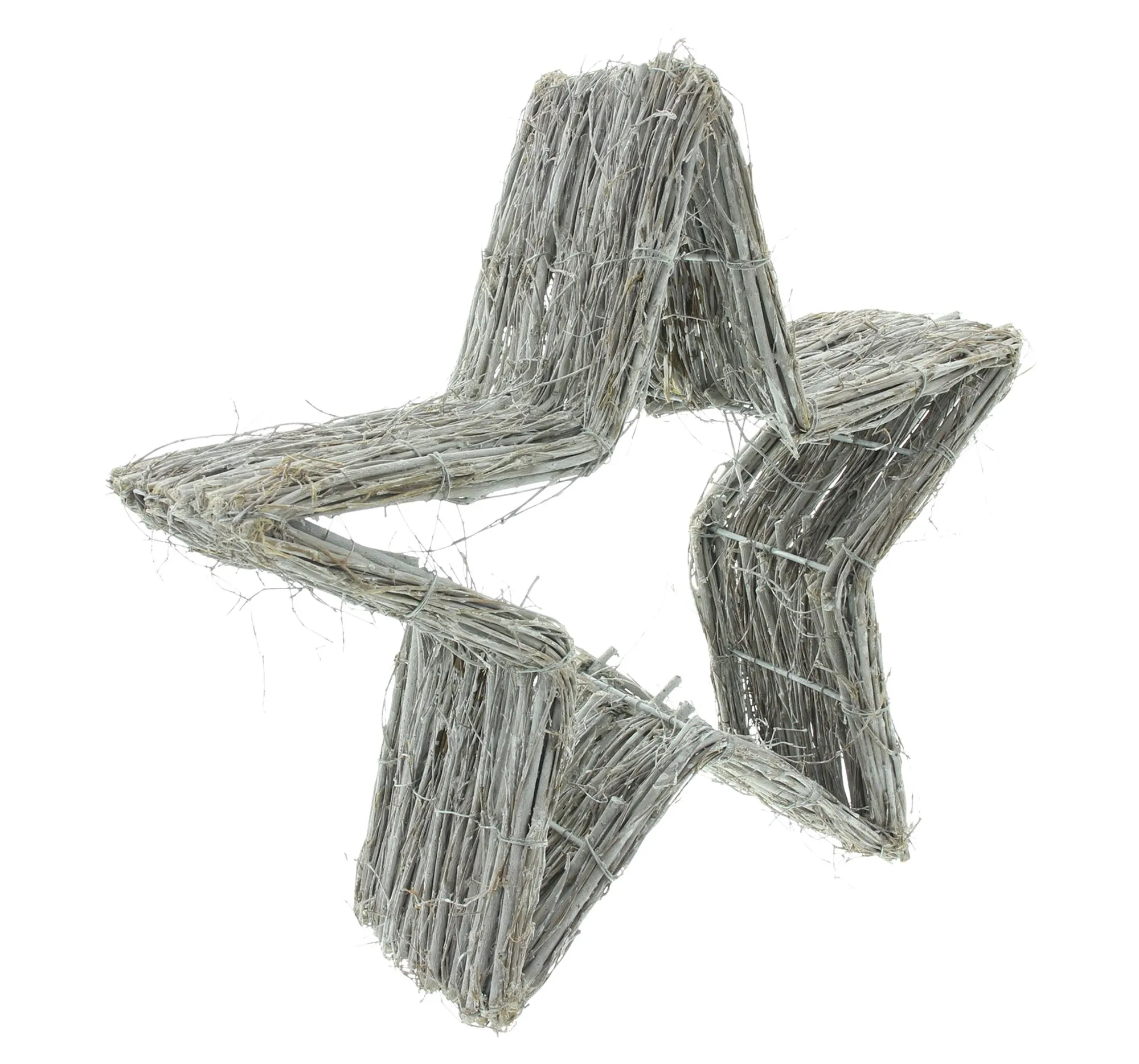 Acheter Étoile tressée « Shabby White » dans la boutique en ligne de Frank Flechtwaren pour Étoiles