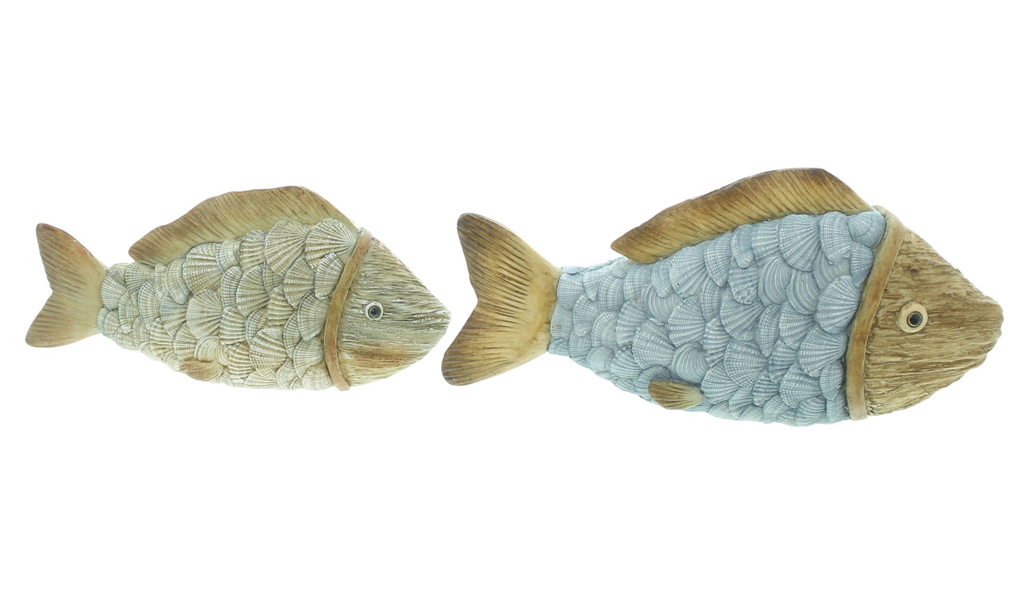 Acheter Lot de 2 figurines "poisson"  dans la boutique en ligne de Frank Flechtwaren pour Figurines décoratives