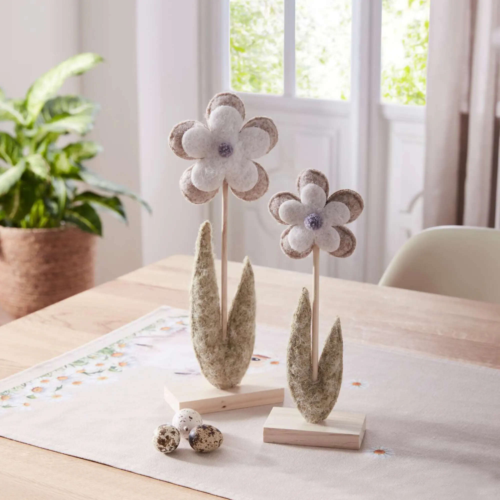 Acheter Lot de 2 fleurs décoratives "Soft"  dans la boutique en ligne de Frank Flechtwaren