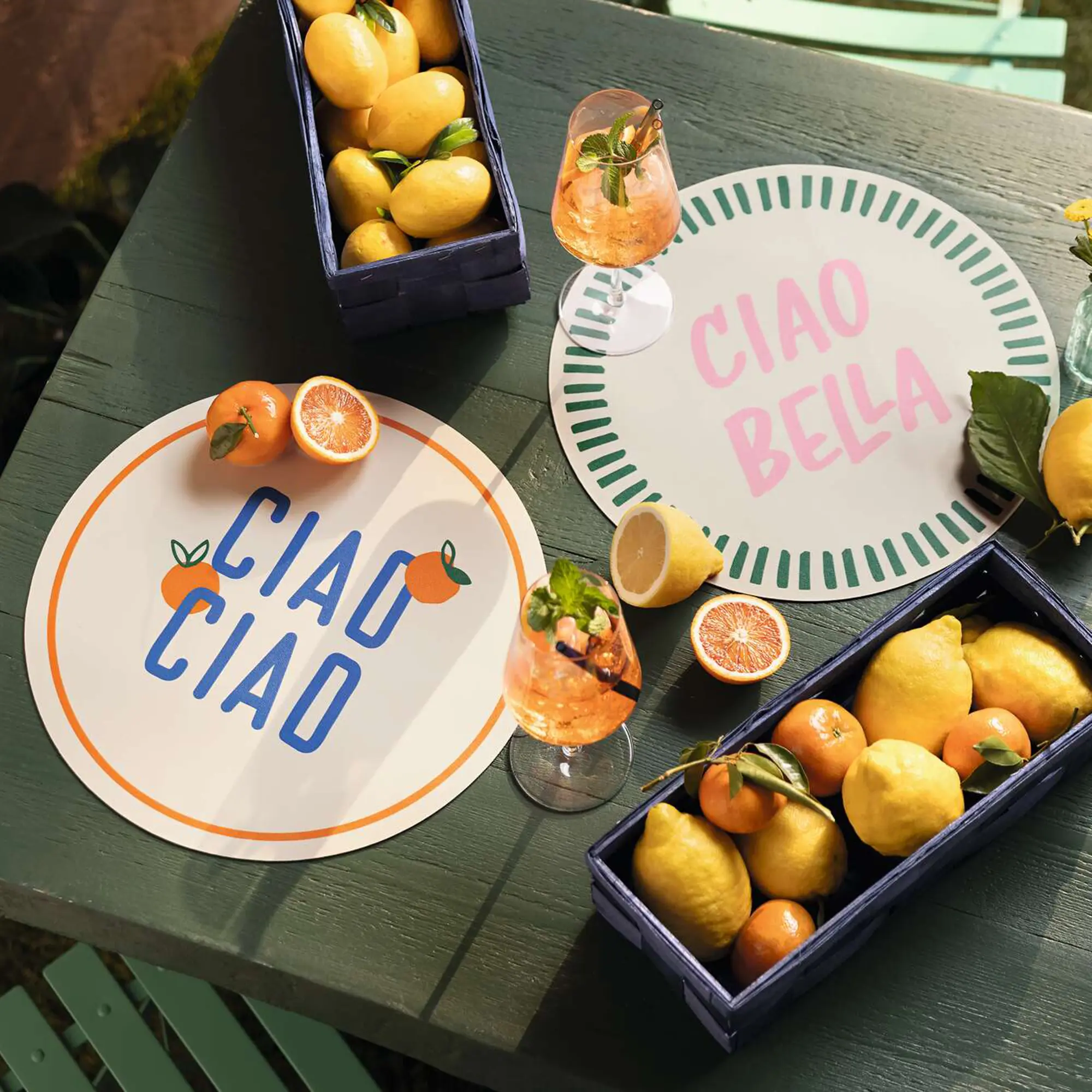 Acheter Lot de 2 sets de table "Italie"  dans la boutique en ligne de Frank Flechtwaren