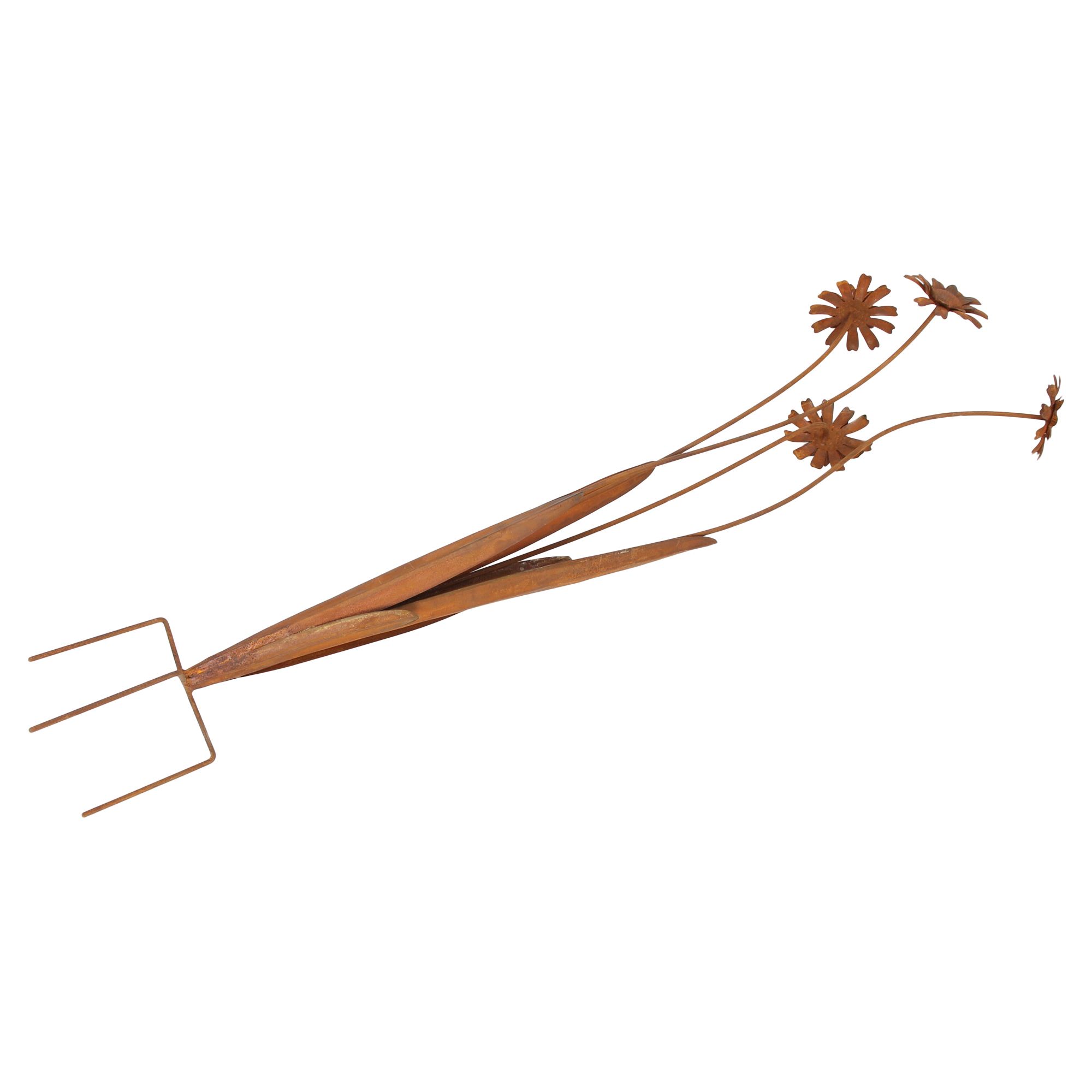 Acheter Pic de jardin "fleurs rouillées"  dans la boutique en ligne de Frank Flechtwaren pour Nouvel arrivage