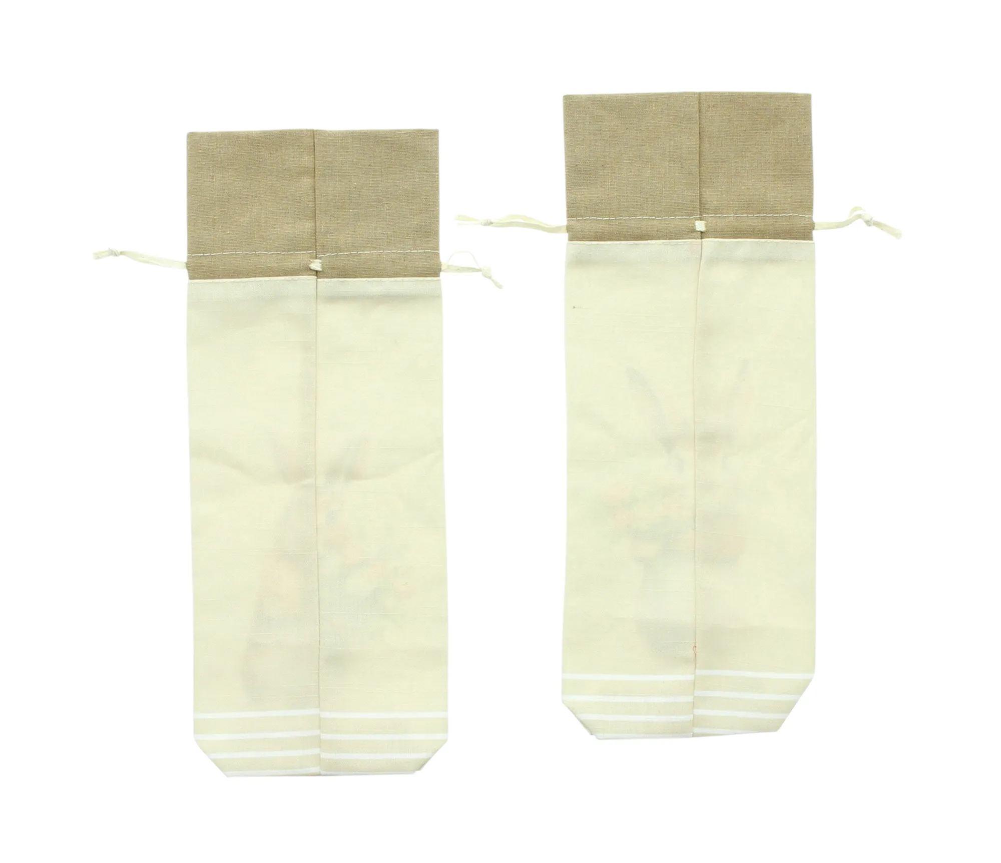 Acheter Lot de 2 sacs cadeaux "lapin fleuri"  dans la boutique en ligne de Frank Flechtwaren pour Lapin &amp; co