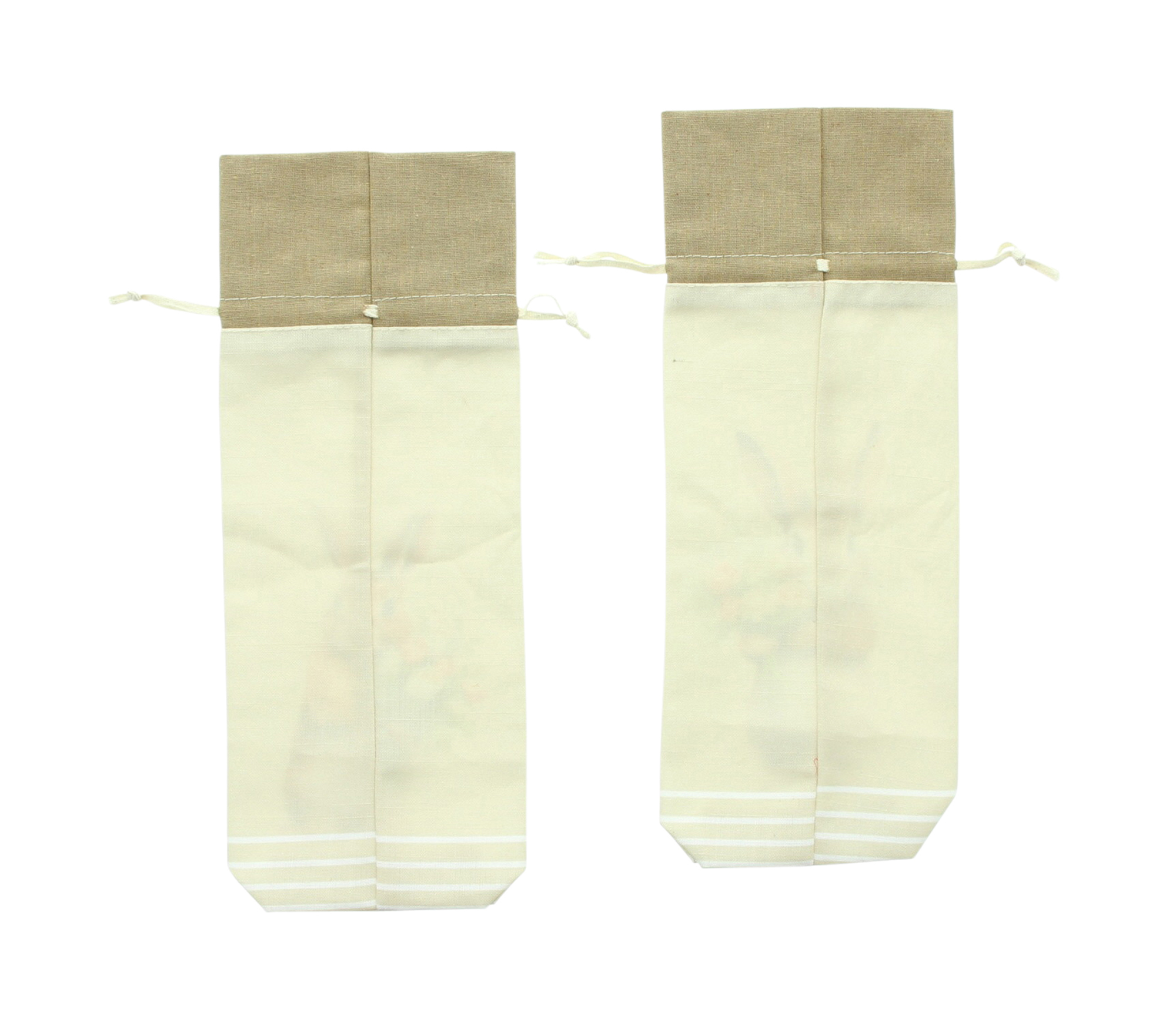 Acheter Lot de 2 sacs cadeaux "lapin fleuri"  dans la boutique en ligne de Frank Flechtwaren pour Nouvel arrivage