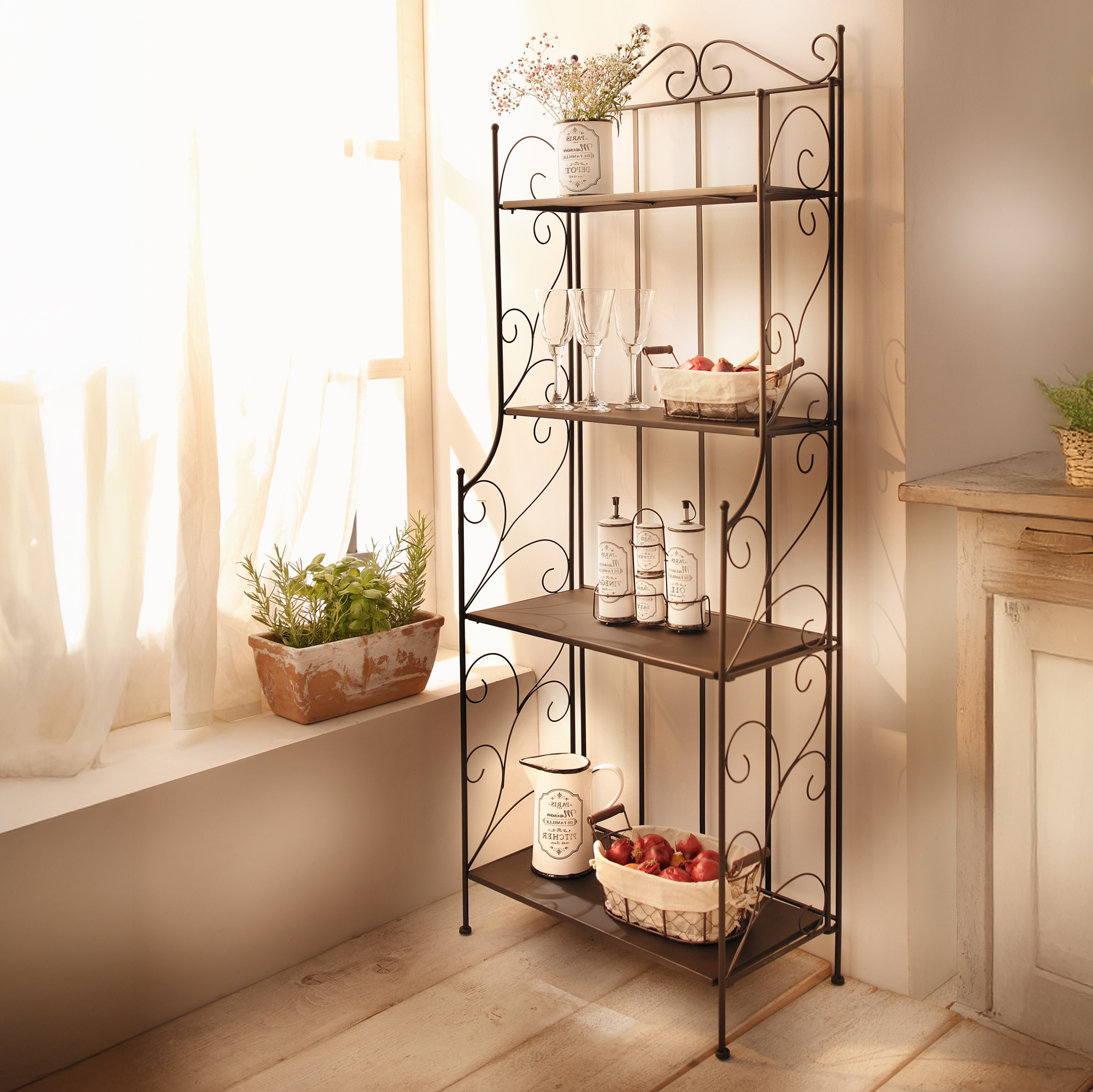 Acheter Étagère en métal "Toscane"  dans la boutique en ligne de Frank Flechtwaren