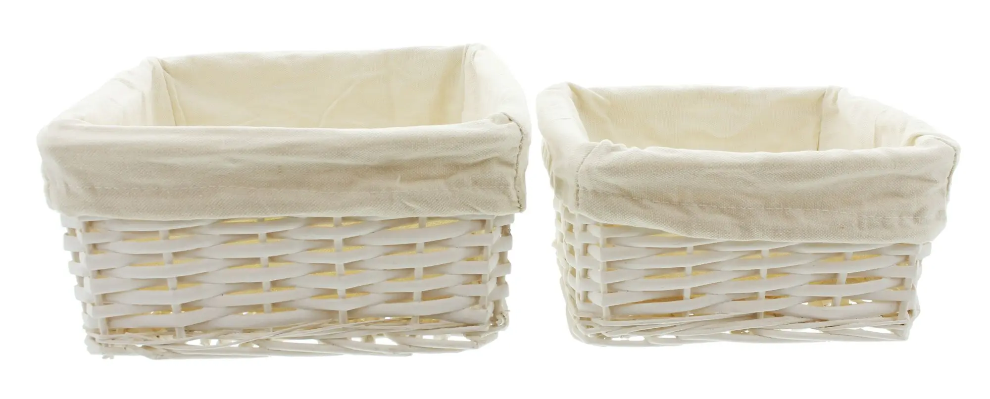 Acheter Lot de 2 paniers de rangement, angulaire  dans la boutique en ligne de Frank Flechtwaren pour Pâques