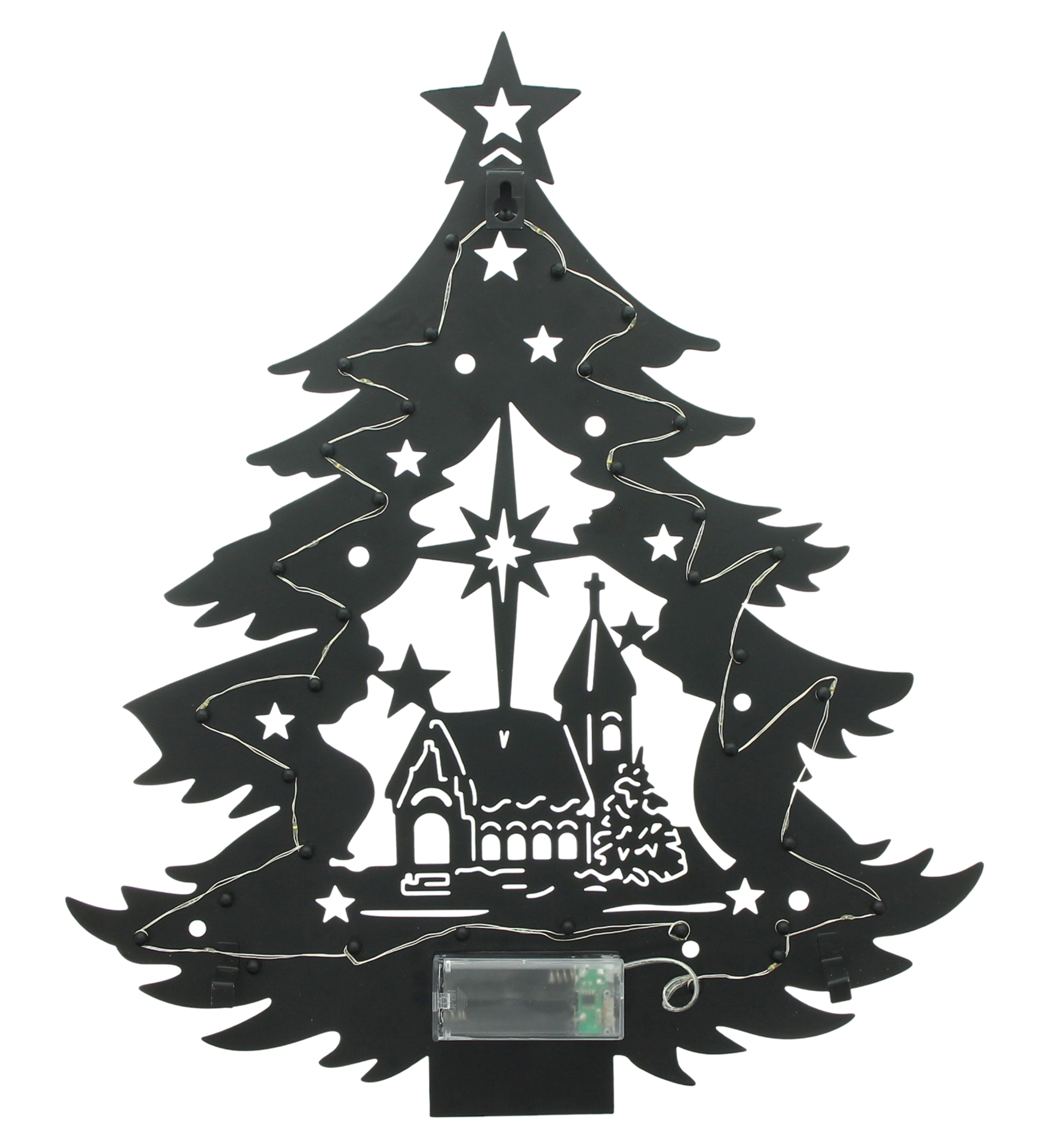 Acheter Deko murale LED " Sapin de Noël"  dans la boutique en ligne de Frank Flechtwaren pour Sapins