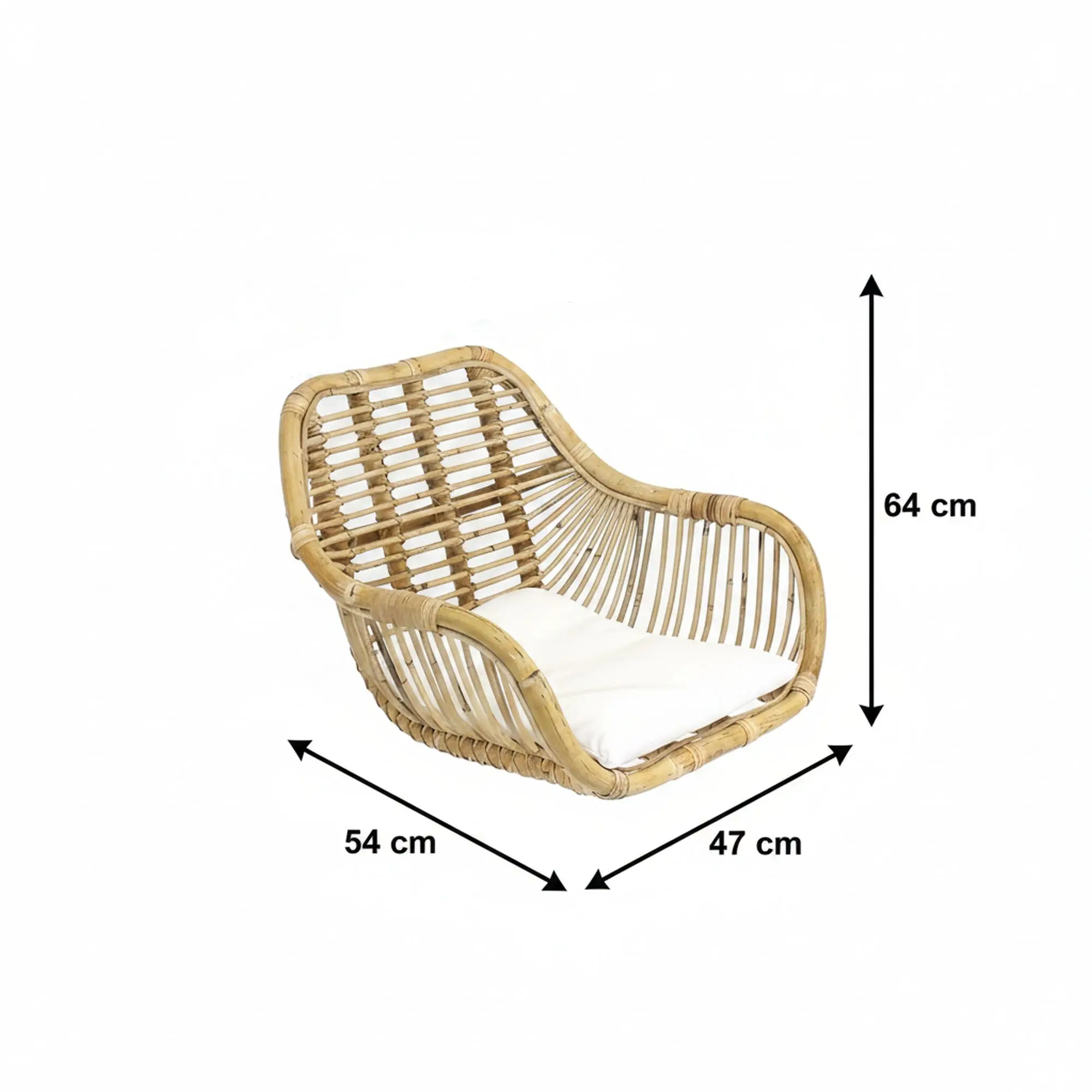 Acheter Fauteuil suspendu "rotin"  dans la boutique en ligne de Frank Flechtwaren pour Meubles en osier