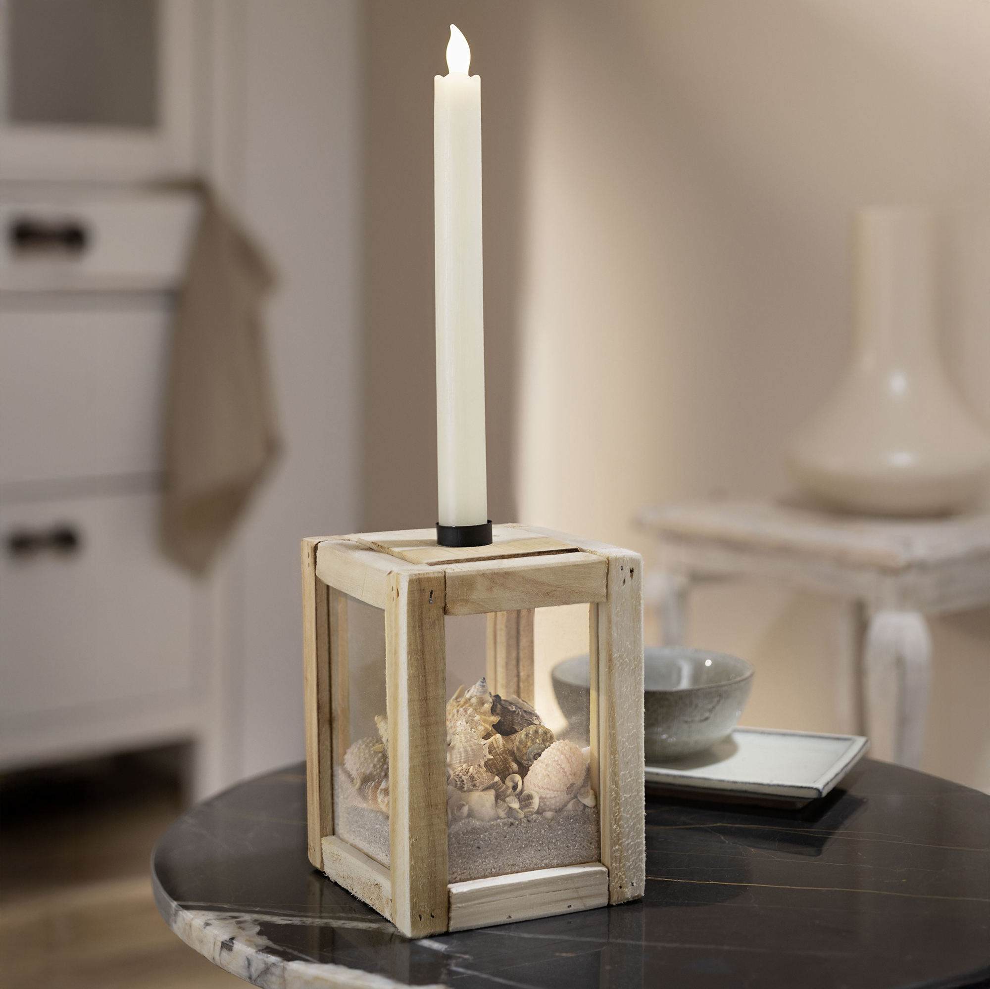 Acheter Boîte porte-bougie "moderne"  dans la boutique en ligne de Frank Flechtwaren