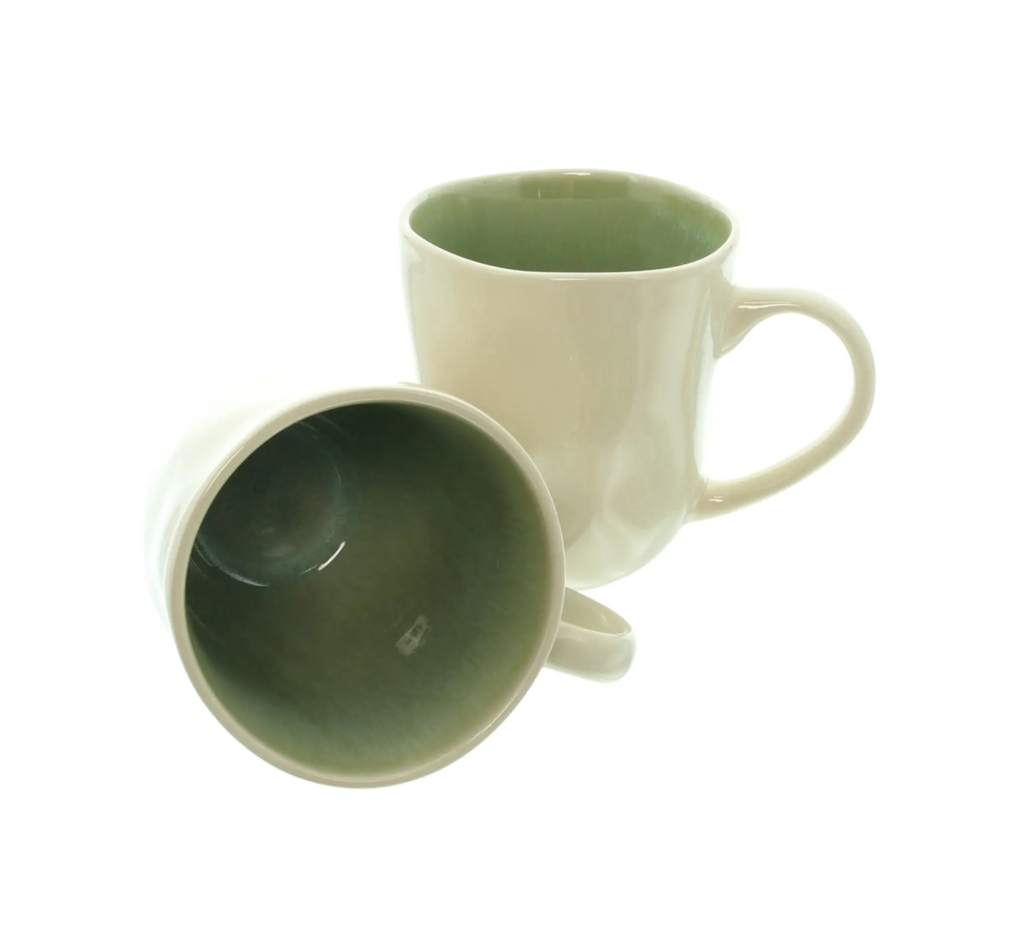 Acheter Lot de 2 tasses "organic"  dans la boutique en ligne de Frank Flechtwaren pour Nature et vert