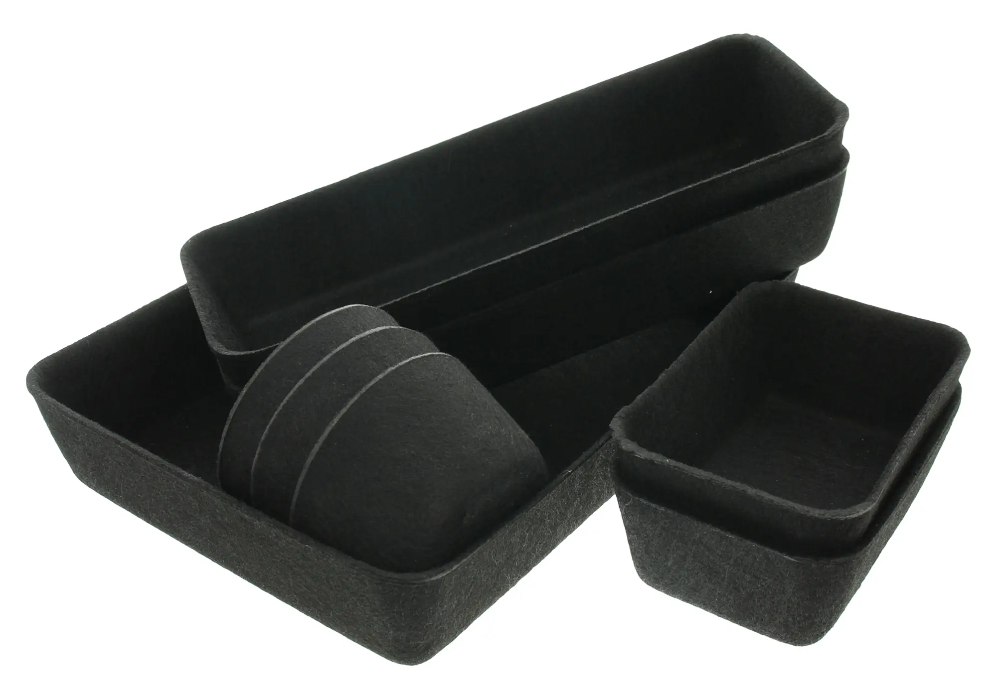 Acheter Organisateur de tiroirs"Black", 8 pcs  dans la boutique en ligne de Frank Flechtwaren pour Modern Living