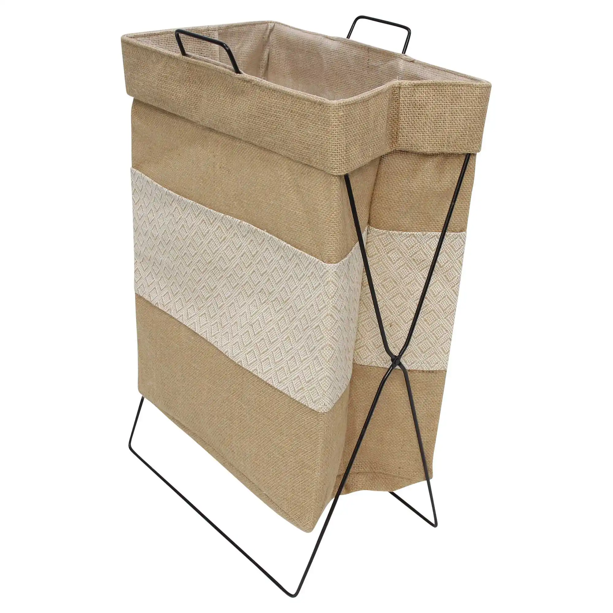 Acheter Panier à linge pliable "losange"  dans la boutique en ligne de Frank Flechtwaren pour Paniers à linge